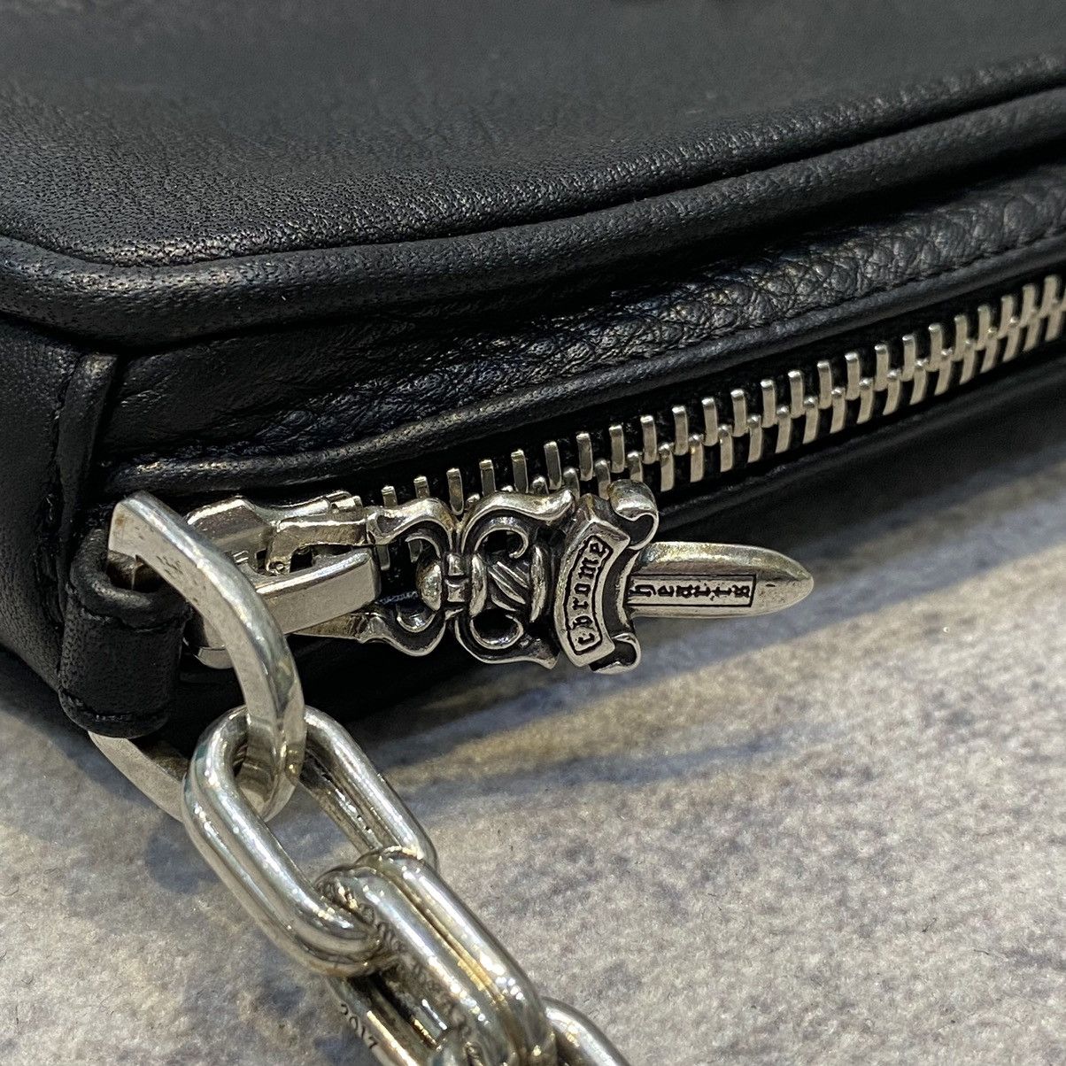 Chrome Hearts Chrome hearts PULP Cross link chain silver Medium bag black Size ONE SIZE - 11 Thumbnail