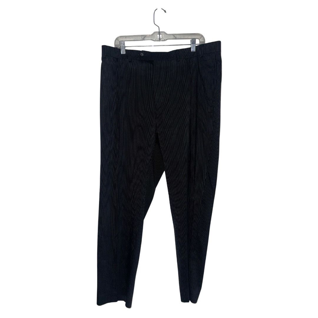 Geoffrey Beene Geoffrey Beene Pinstripe Trousers Slacks Pants SZ 40X30 Wool Size US 40 / EU 56 - 2 Thumbnail