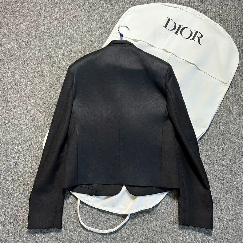 Dior Dior Black collar arm copper suit jacket coat Size US S / EU 44-46 / 1 - 3 Thumbnail