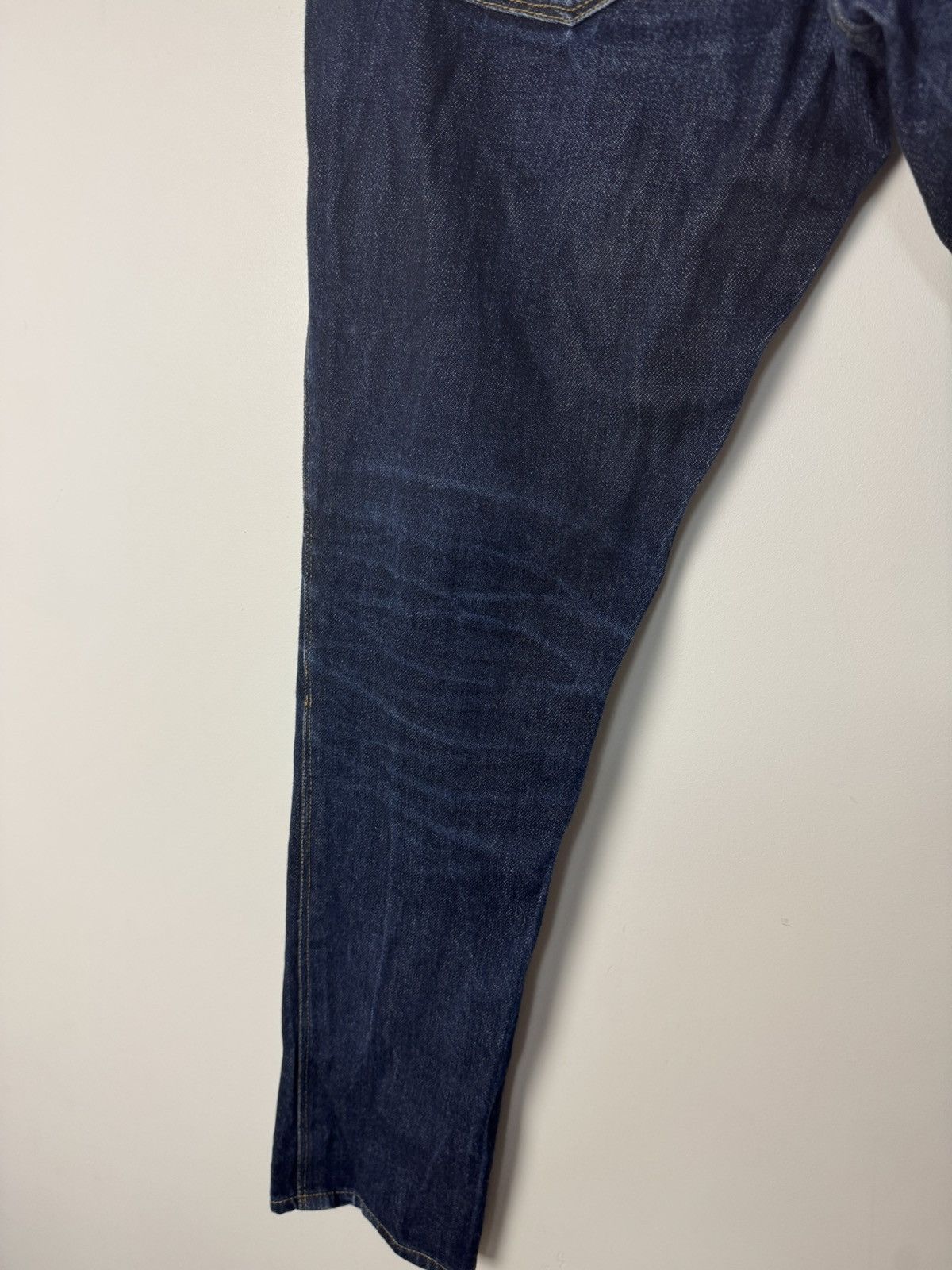 Acne Studios Acne Studios Max Raw Denim Jeans Navy Washed Vintage Style Size 30" / US 8 / IT 44 - 12 Thumbnail