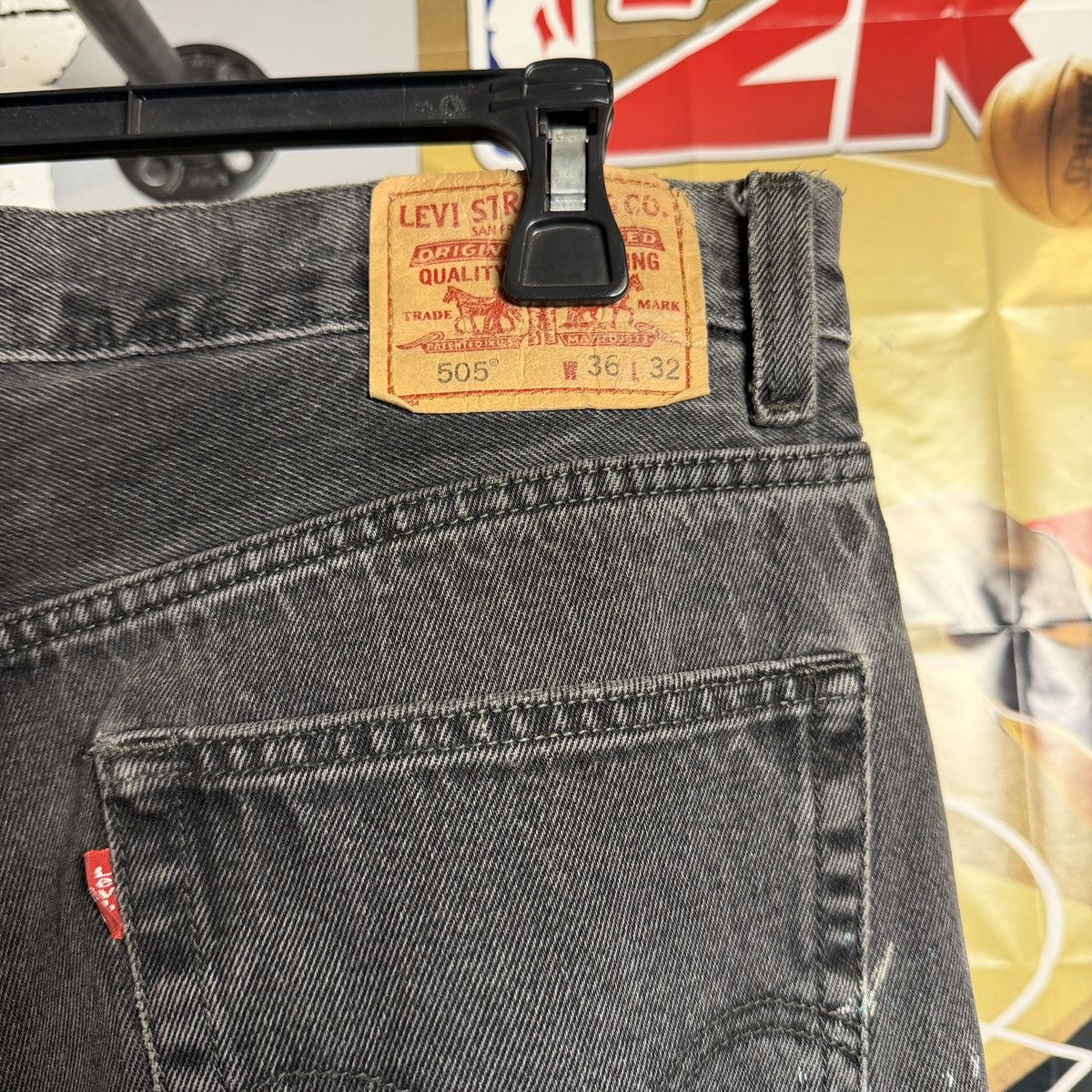 Levi's Paint splattered levis 505 Size US 36 / EU 52 - 4 Thumbnail
