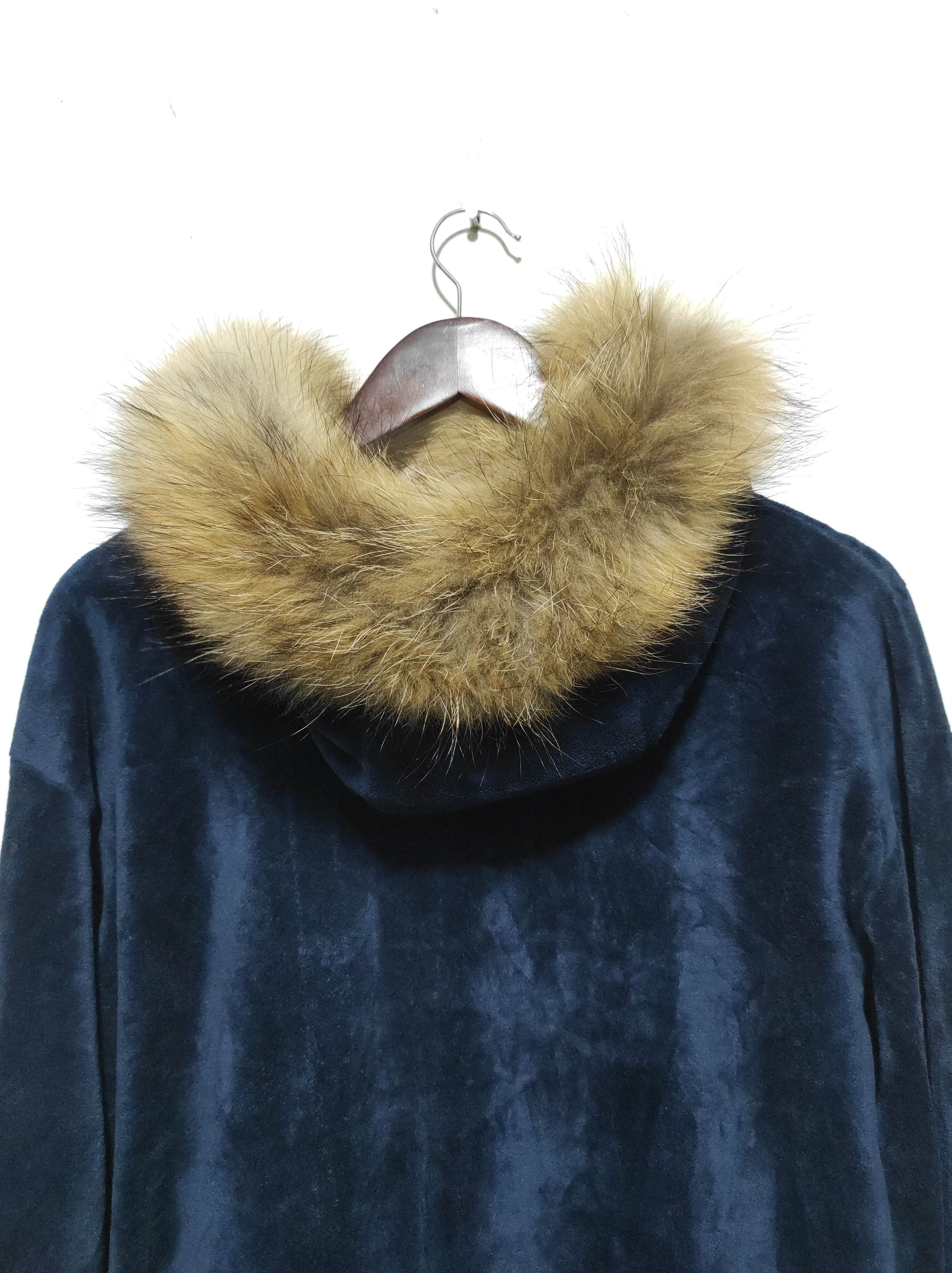Hysteric Glamour BLue Stock Velvet Zip Fur Hoodie i6w9 Lgb Style Size US L / EU 52-54 / 3 - 12 Thumbnail