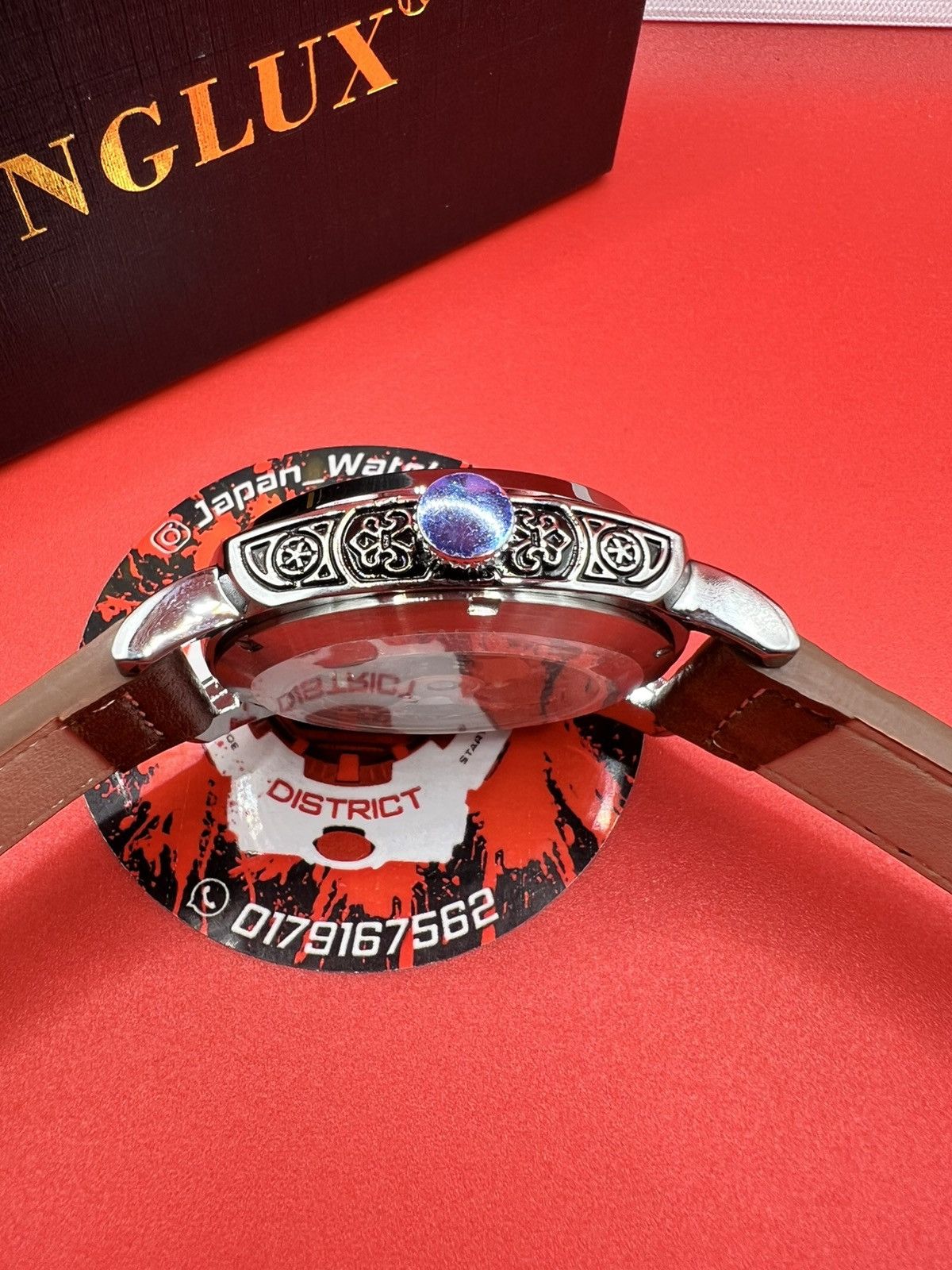Other Silver LONGLUX mechanical Men's Watch Retro Style Skeleton Size ONE SIZE - 7 Thumbnail