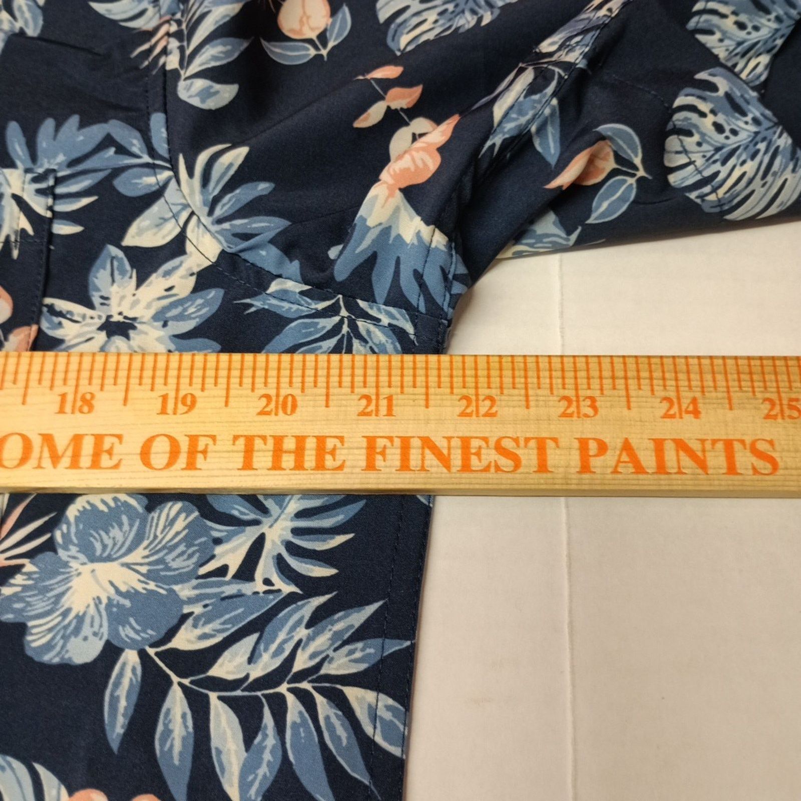 Chaps Chaps Woven Shirt Men's Size S Blue Floral Stretch UPF 50 Size US S / EU 44-46 / 1 - 5 Thumbnail