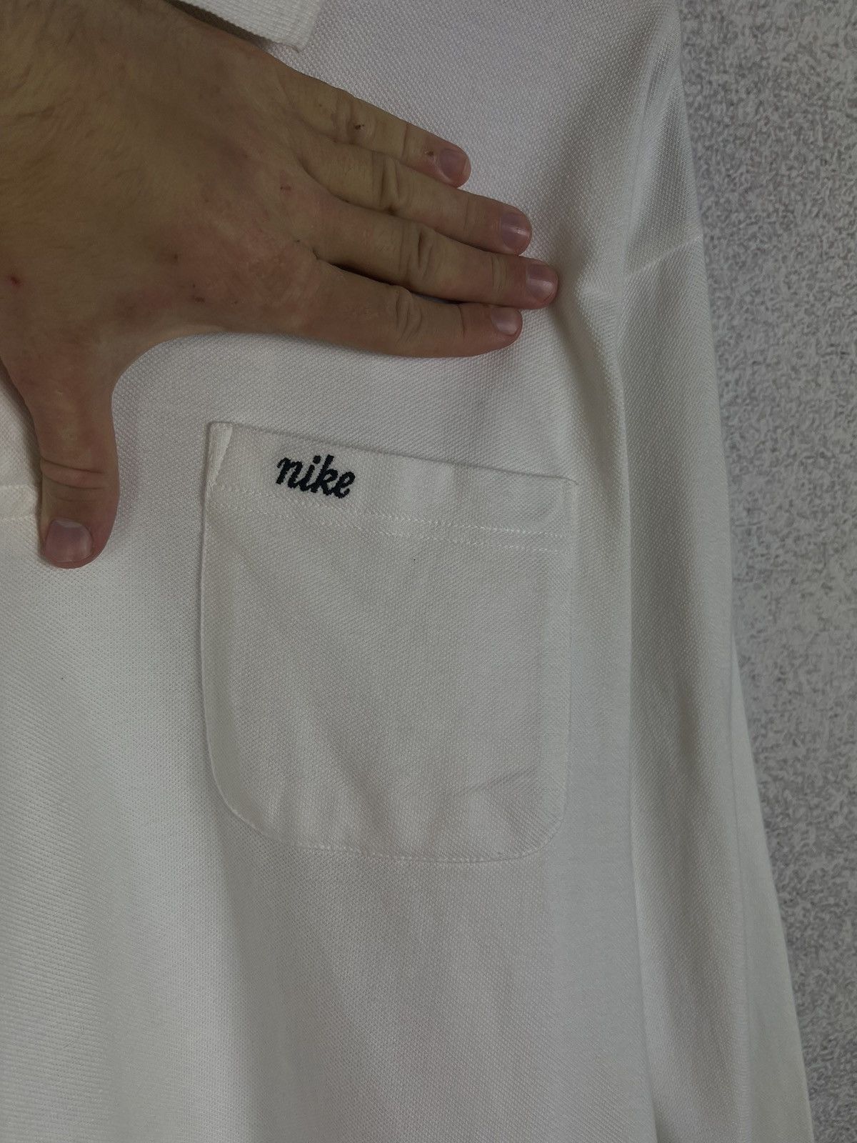 Nike Vintage Rugby Nike Shirt Longsleeve Small Logo Size US L / EU 52-54 / 3 - 3 Thumbnail