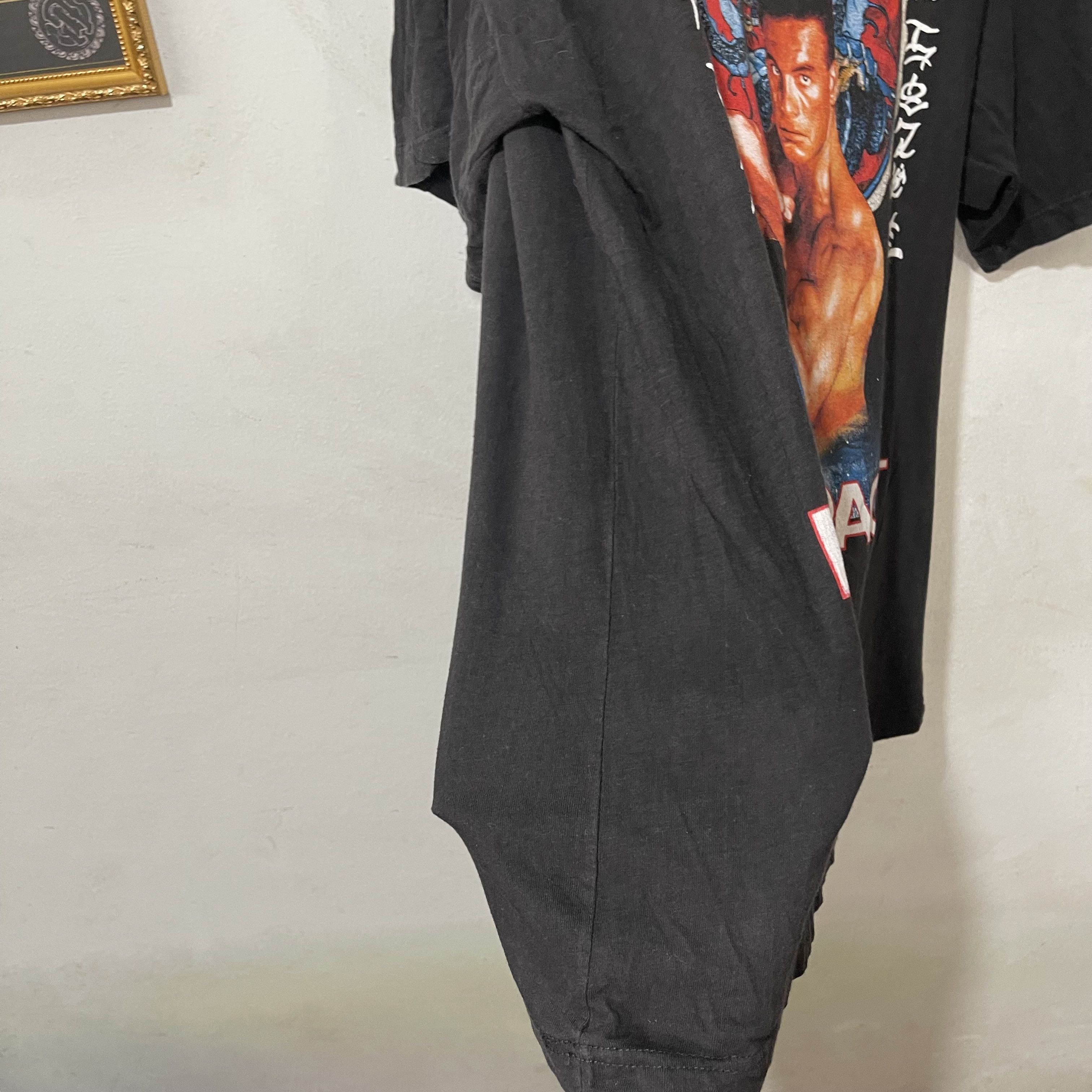 Vintage Vintage 90s Van Damme L’Impact Martial Arts T-Shirt Size US L / EU 52-54 / 3 - 3 Thumbnail