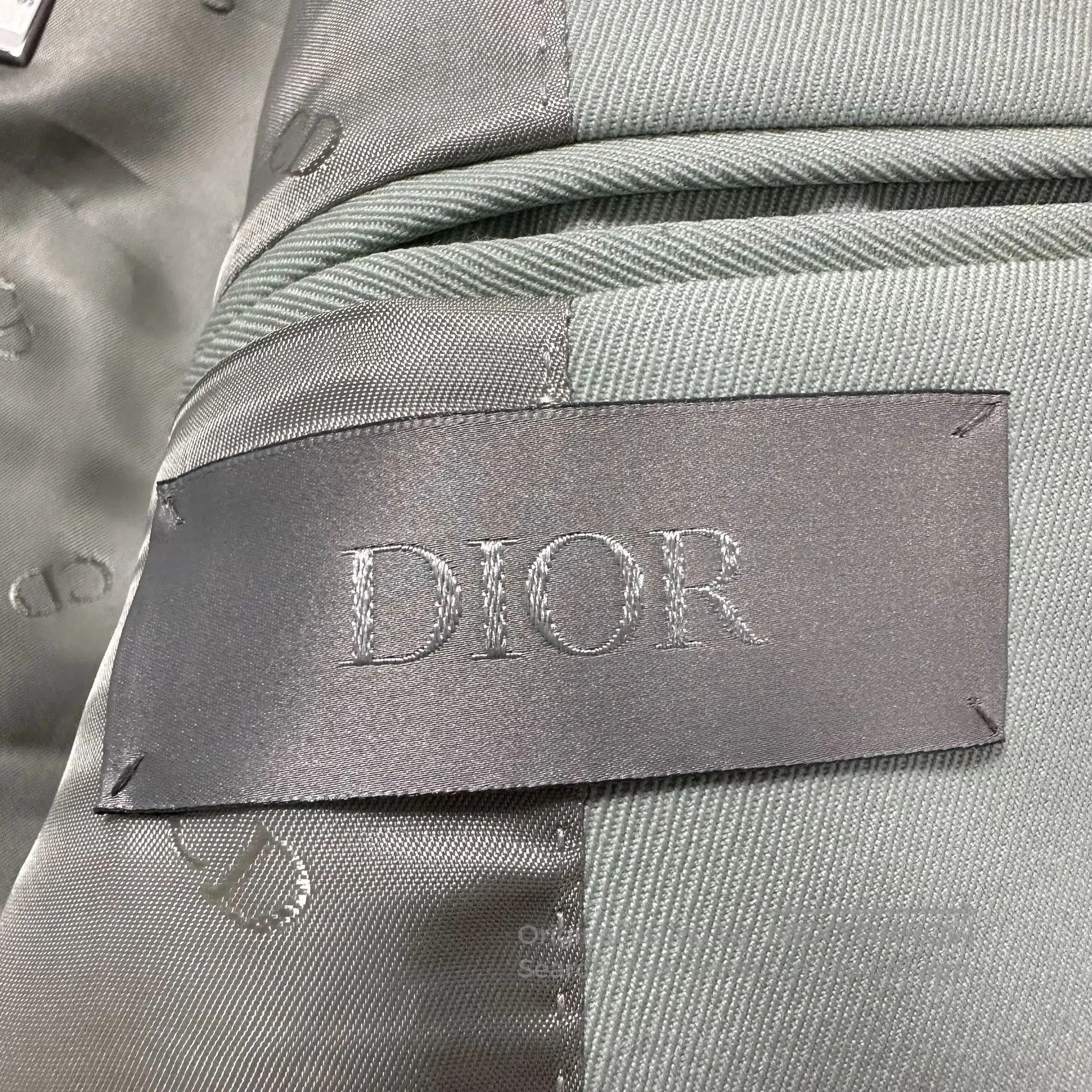 Dior Dior Man Haze Blue Peak Lapel Wool Blazer. Size US L / EU 52-54 / 3 - 4 Thumbnail
