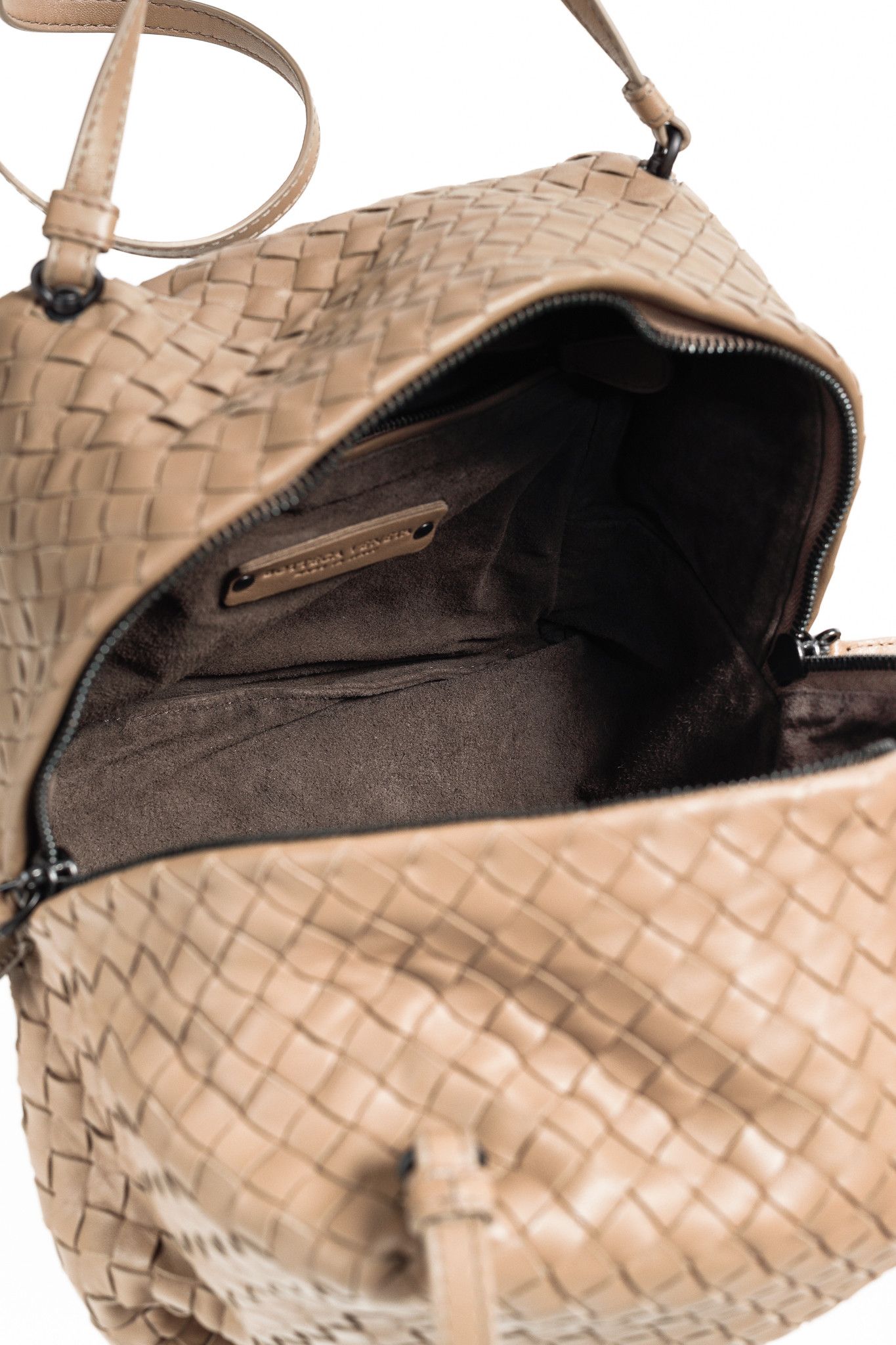 Bottega Veneta Bottega Veneta Light Brown Intrecciato Leather Box Bag Size ONE SIZE - 11 Thumbnail