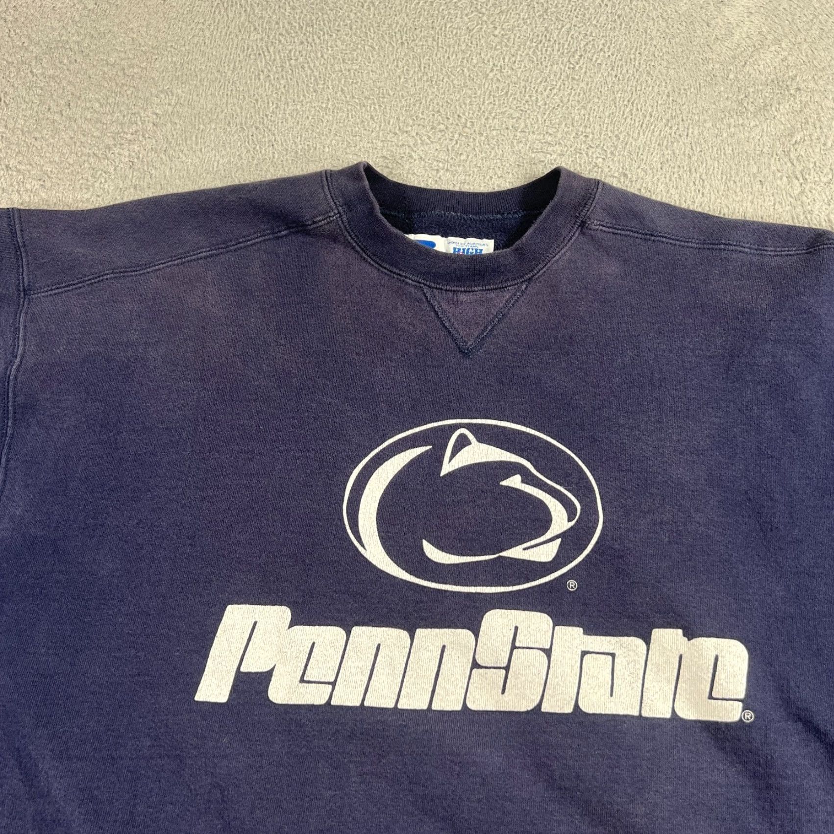 Russell Athletic VINTAGE Russell Athletic Sweatshirt Men 2XL Blue Football 90s Penn State USA Size US XXL / EU 58 / 5 - 3 Thumbnail