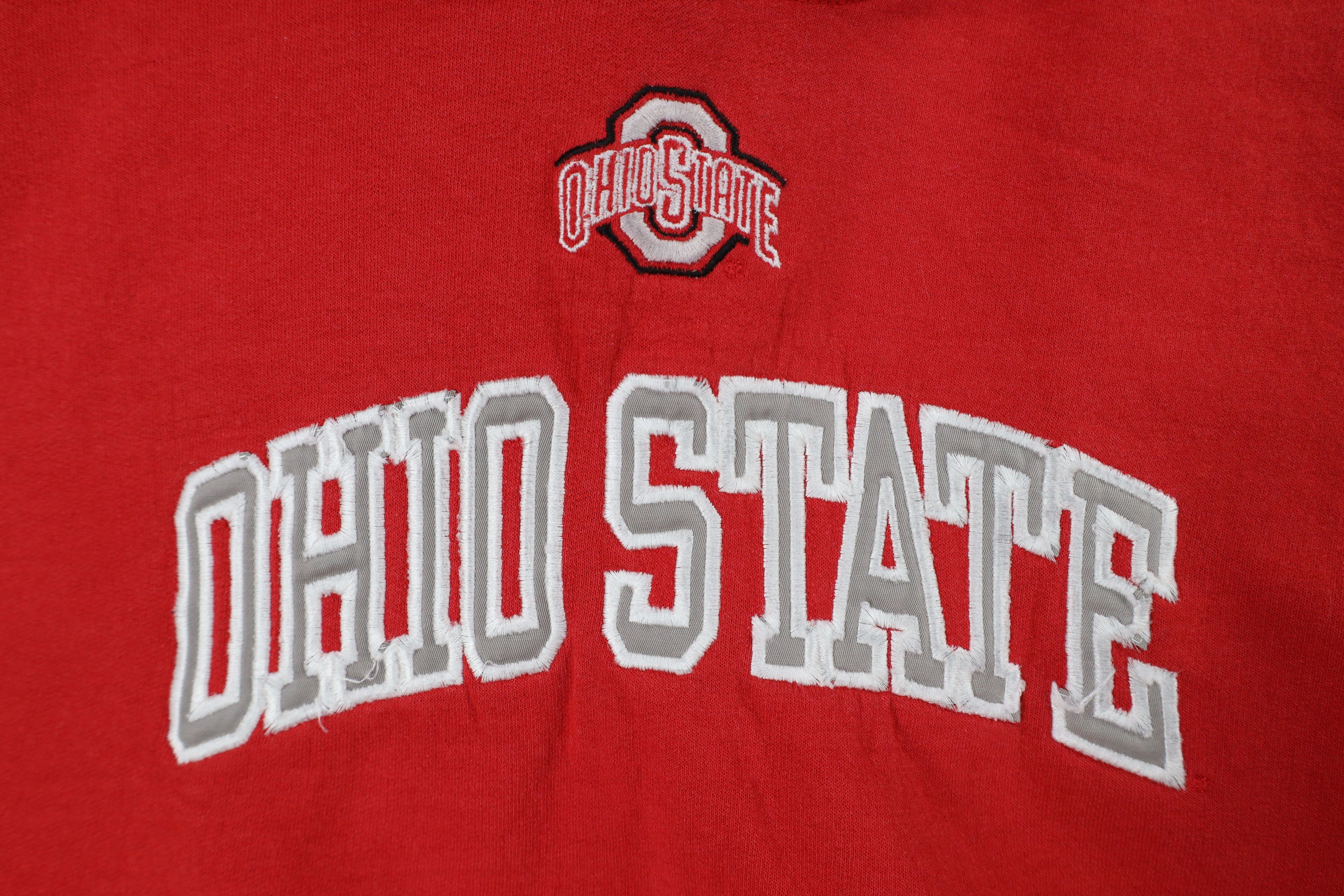 Vintage Vintage 90s Spell Ohio State University Hoodie Sweatshirt Size US M / EU 48-50 / 2 - 6 Thumbnail