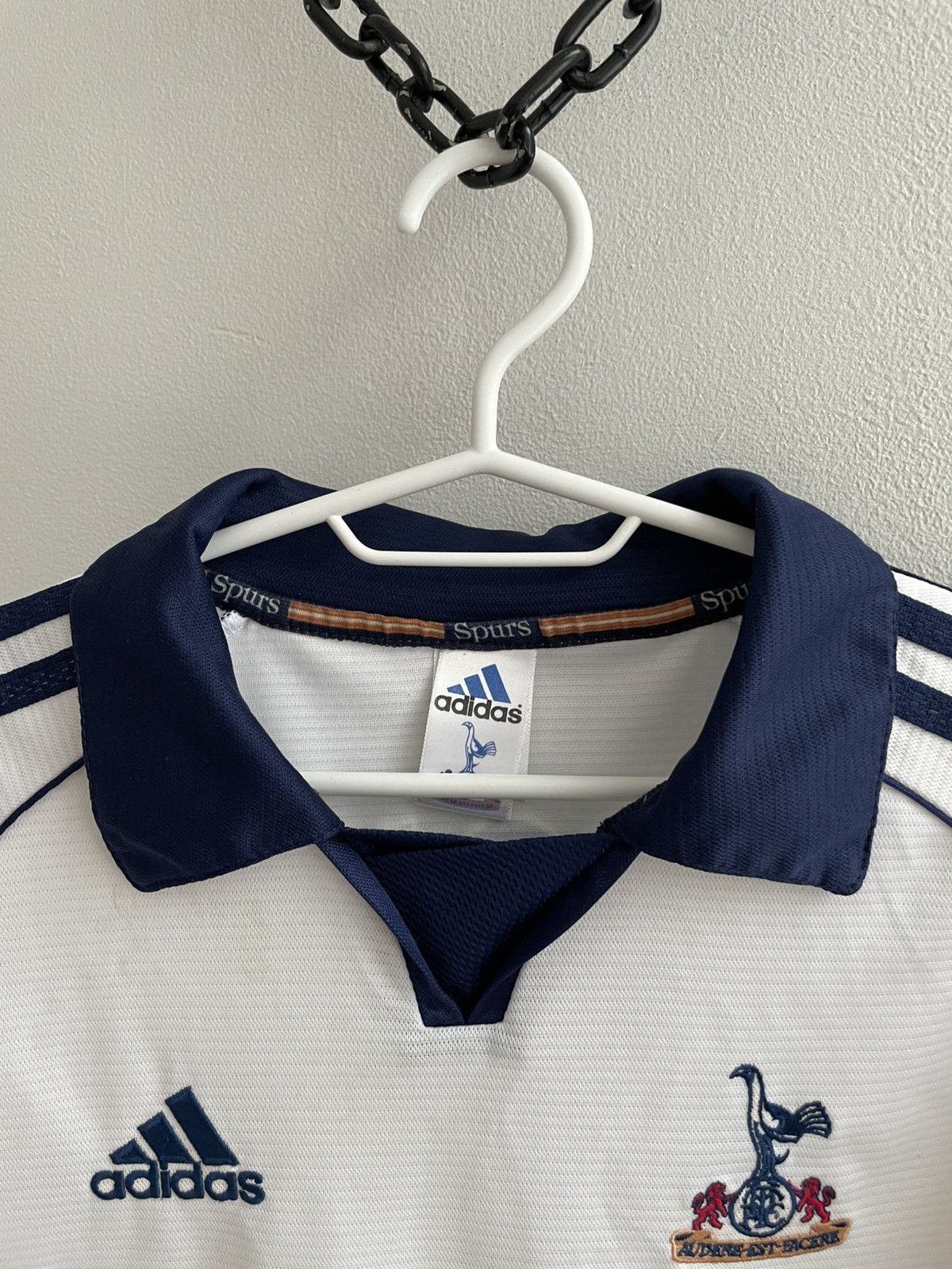Adidas Tottenham Hotspur 1999 2000 2001 Football Shirt Socer Jersey Size US XS / EU 42 / 0 - 15 Thumbnail
