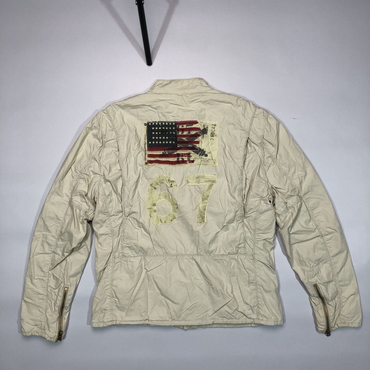Vintage Vintage Polo Jeans Company American Flag 67 Jacket Size US L / EU 52-54 / 3 - 1 Thumbnail