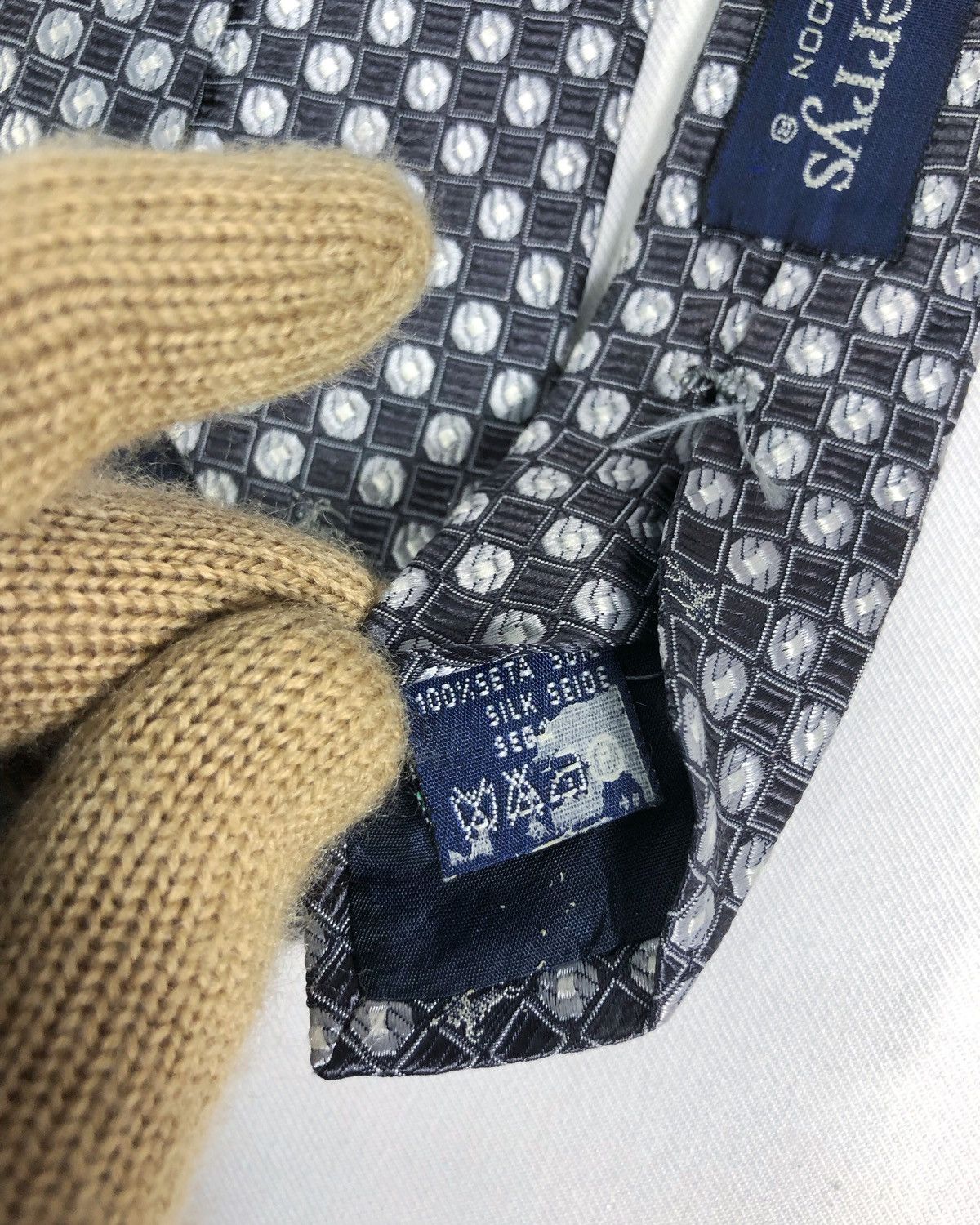 Burberry Prorsum Rare Vintage Burberrys Monogram Silk Tie Made in Italy Size ONE SIZE - 8 Thumbnail