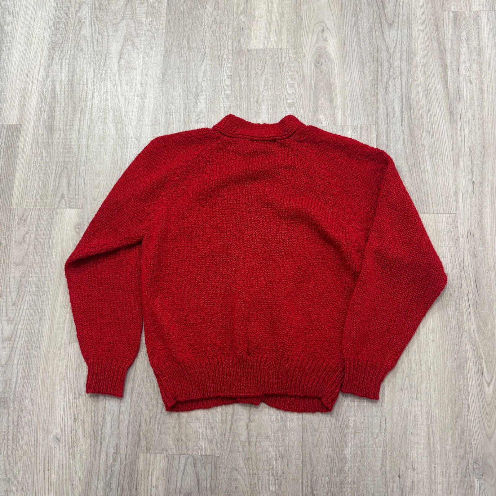 Vintage Vintage Ashley Hill Cardigan Sweater Women's Small Red Knit Size S / US 4 / IT 40 - 6 Thumbnail