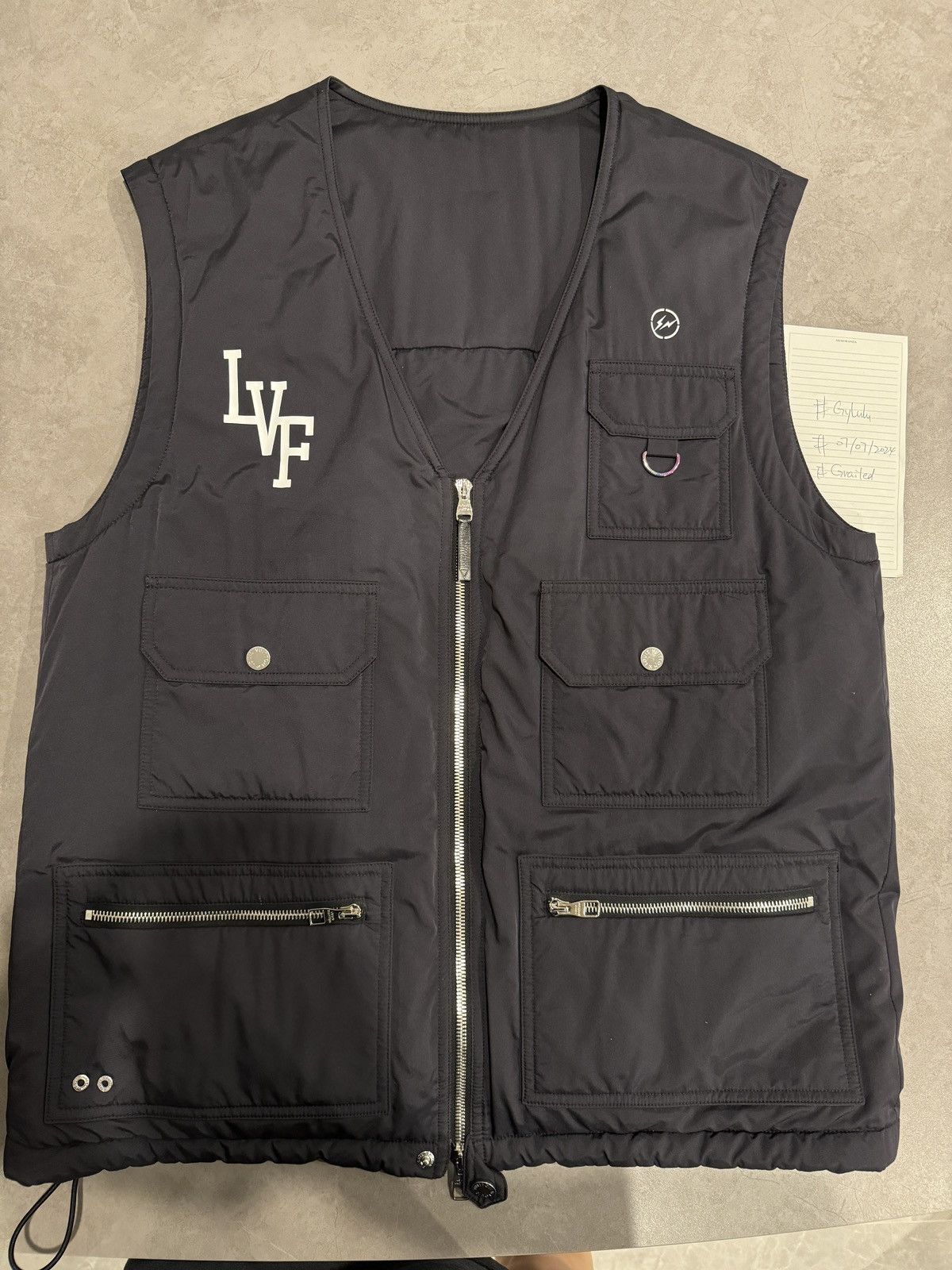 Fragment Design × Louis Vuitton Louis Vuitton x Fragments Vest | Grailed