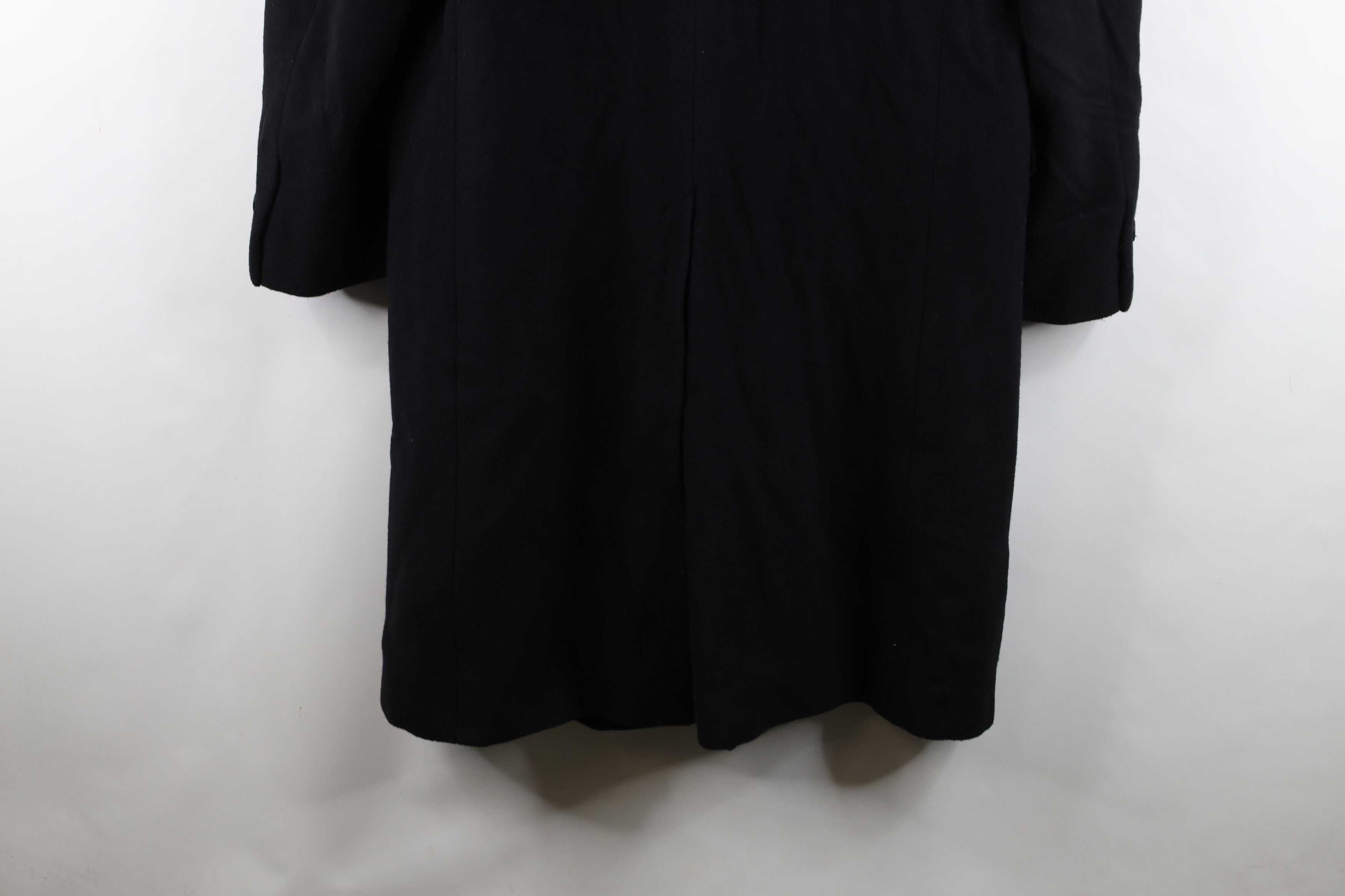 Vintage Vintage 90s Wool Cashmere Overcoat Trench Coat Jacket Black Size US XXL / EU 58 / 5 - 15 Thumbnail