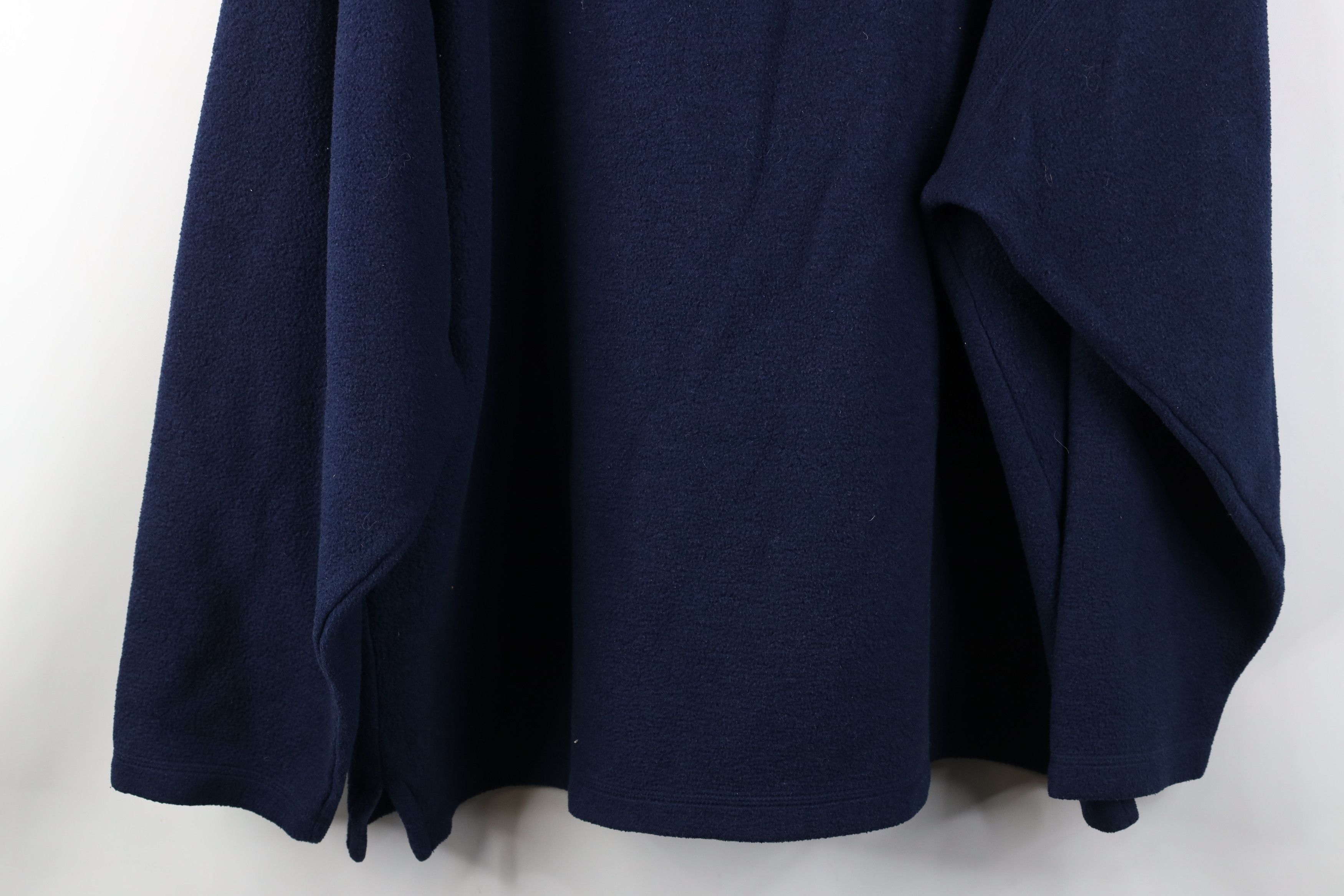 Vintage Vintage 90s Streetwear Michigan Mackinaw Fleece Hoodie Blue Size US XL / EU 56 / 4 - 14 Thumbnail