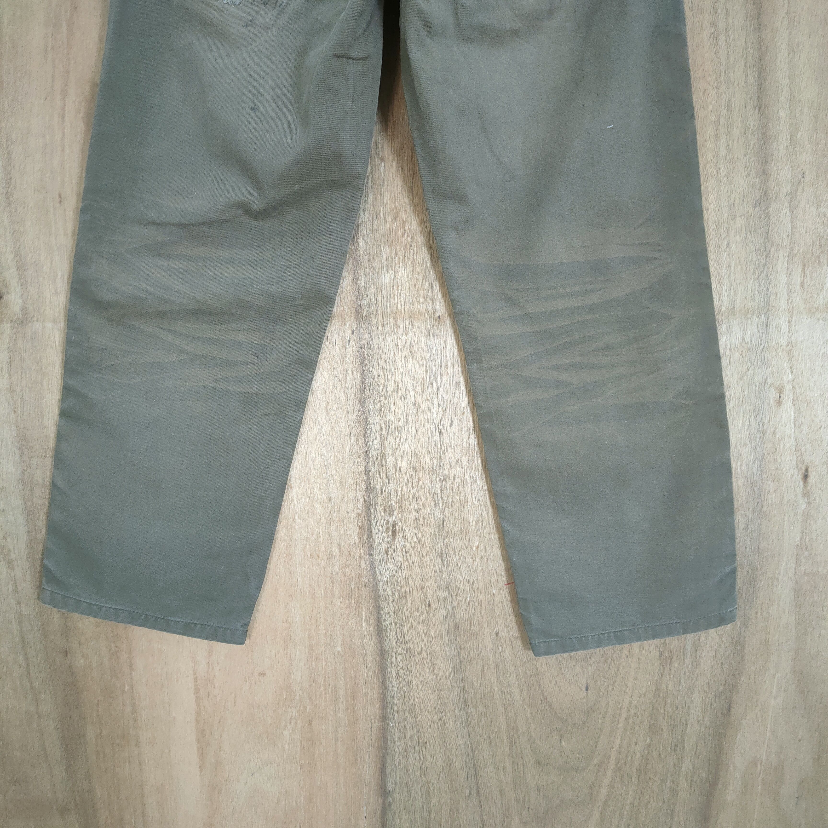 In The Attic IN THE ATTIC OLIVE GREEN PATCHWORK PANTS Size US 30 / EU 46 - 9 Thumbnail