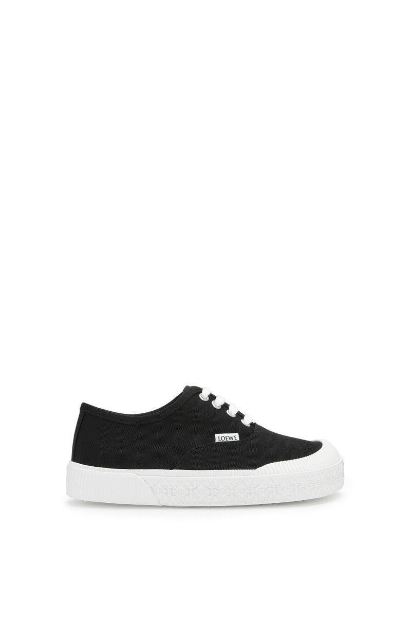 Loewe o1in1g0426 555 / Terra Vulca Lace-Up Sneakers in Black Size US 9 / IT 39 - 1 Thumbnail