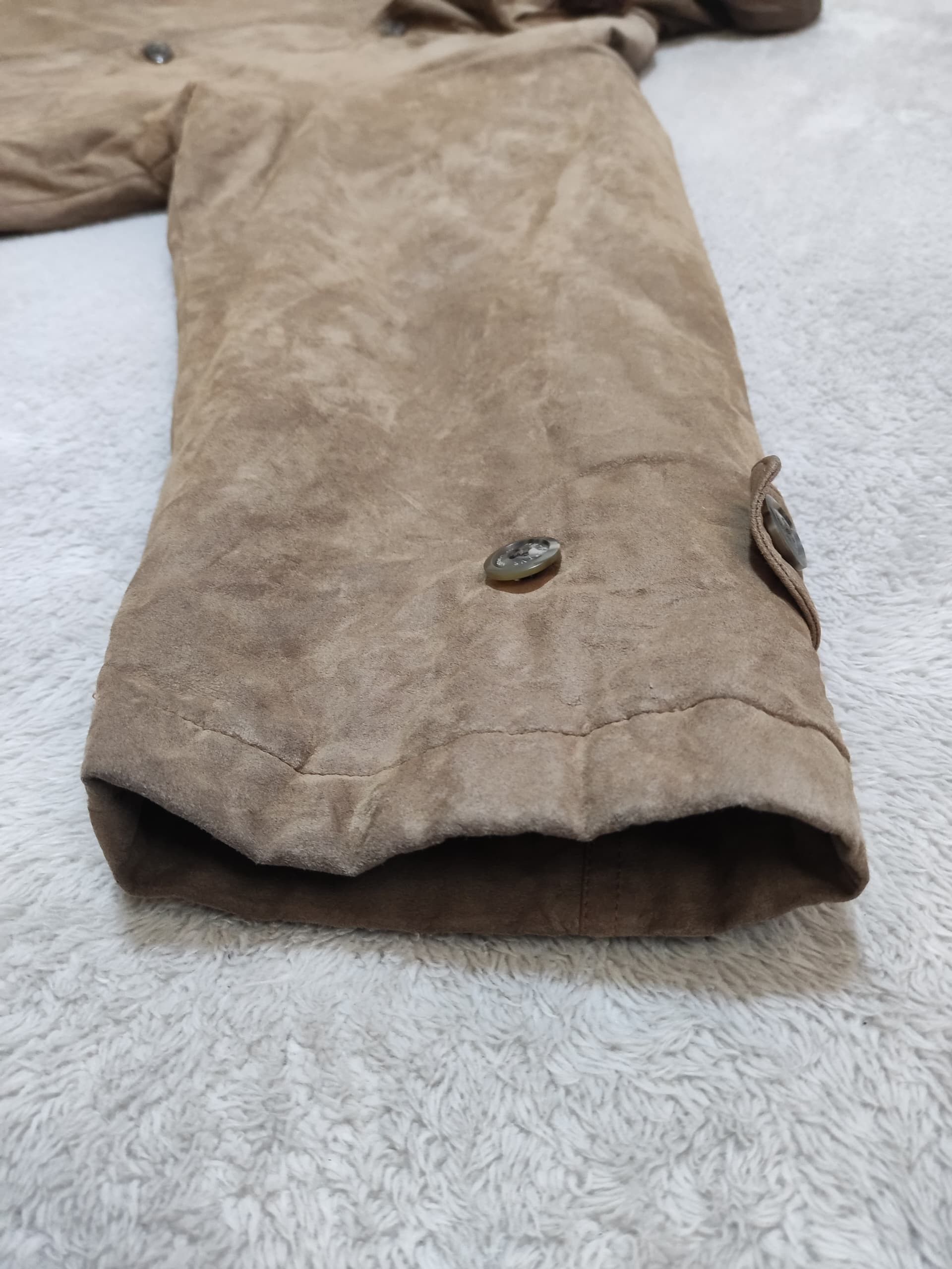 Burberry × Gosha Rubchinskiy Vintage 90s Burberrys Hooded Jacket Quilted Tan Japan Label Size US XL / EU 56 / 4 - 13 Thumbnail