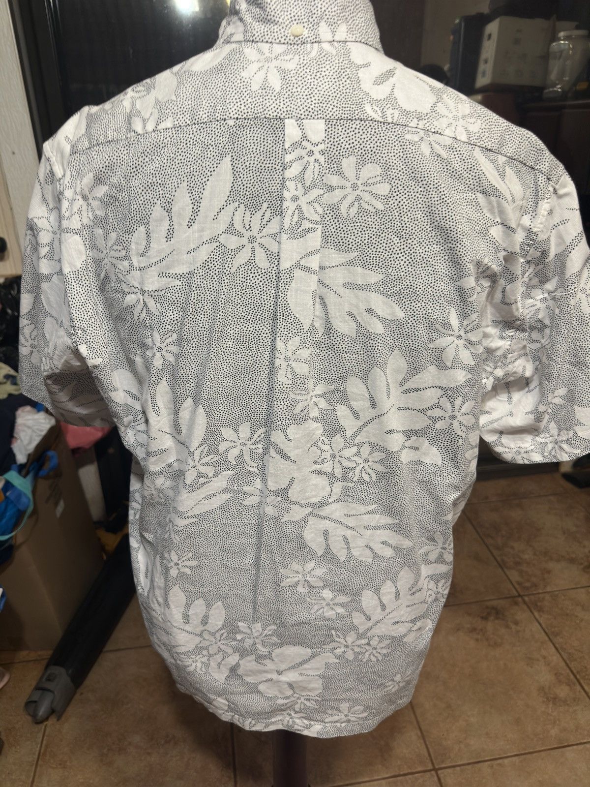 Reyn Spooner PreOwned Reyn Spooner Classic White Hawaiian Print Men's M Size US M / EU 48-50 / 2 - 2 Thumbnail