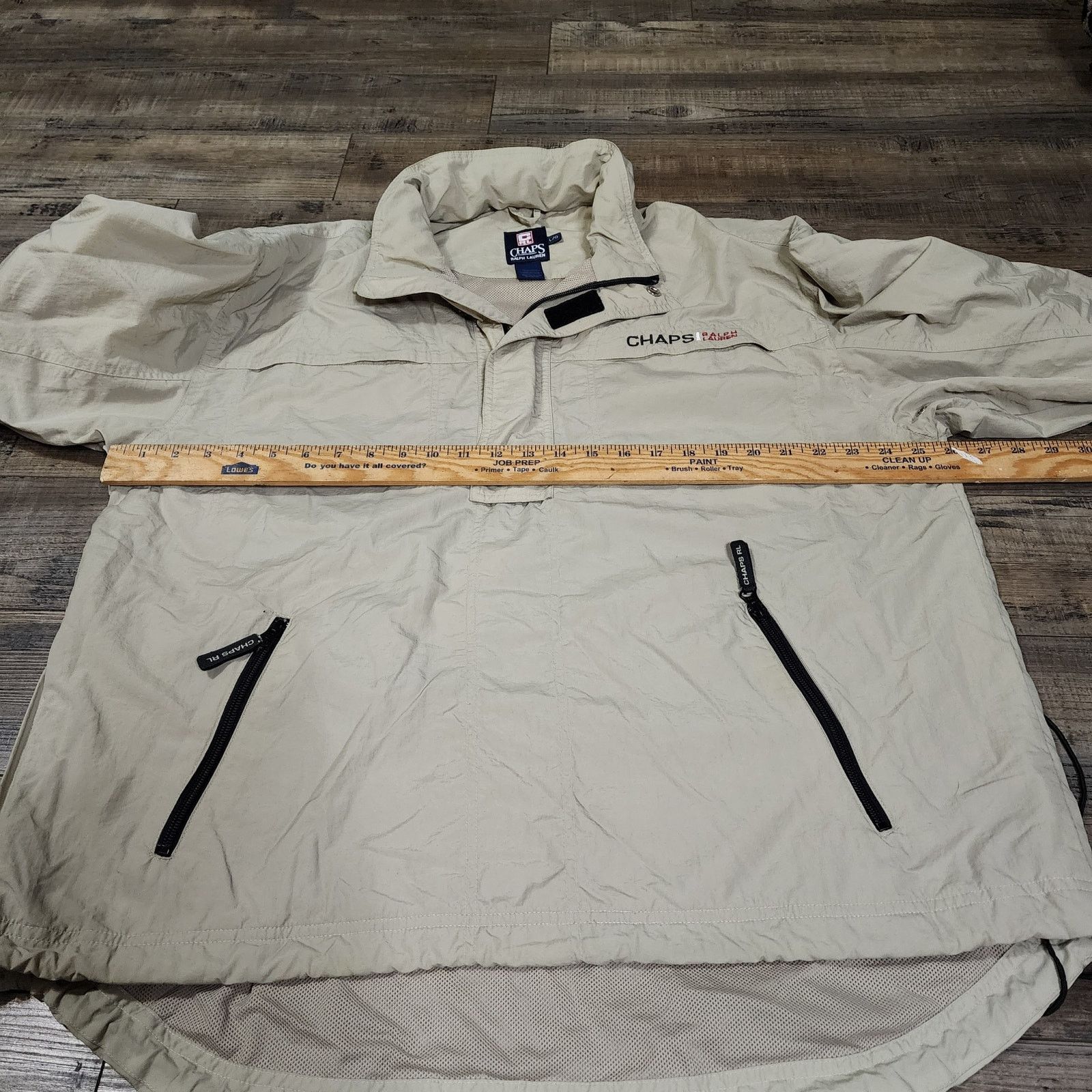 Chaps Chaps mens rain jacket size Large hidden hood 2313 Size US L / EU 52-54 / 3 - 6 Thumbnail