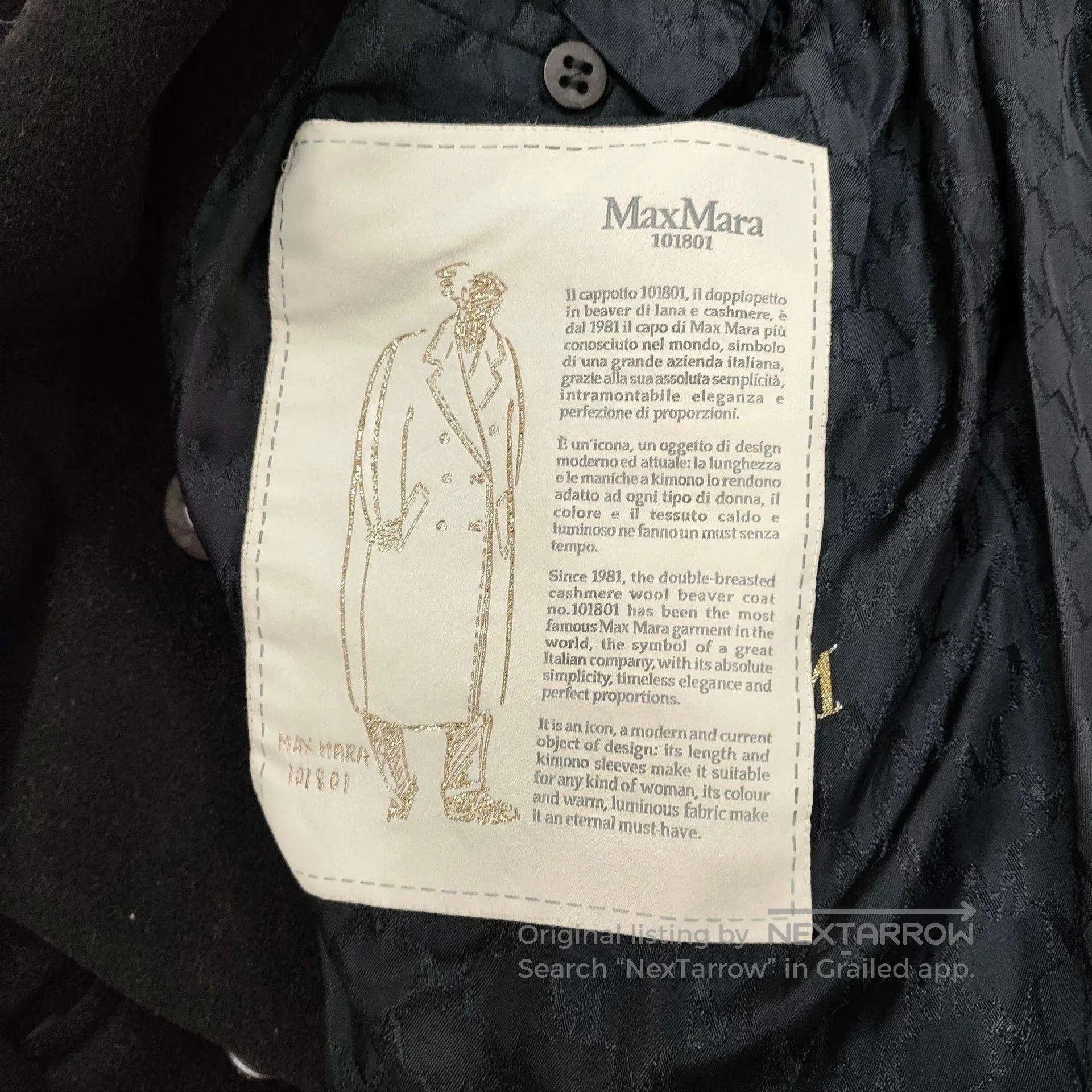 Other Maxmara Cashmere Coat Black. Size US M / EU 48-50 / 2 - 6 Thumbnail