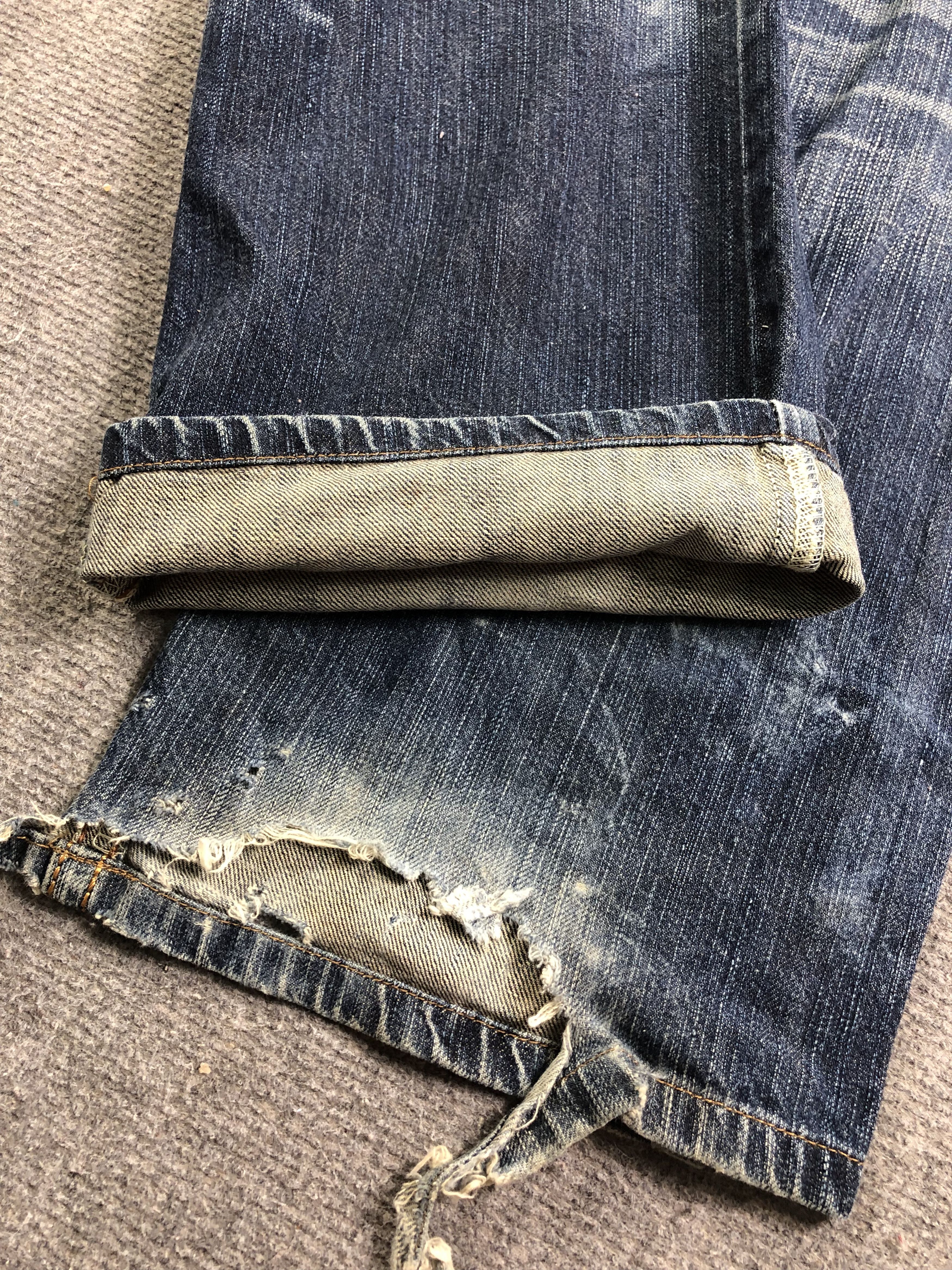 Edwin Edwin Wash Blue Denim Jeans 36x30 Size US 36 / EU 52 - 11 Thumbnail