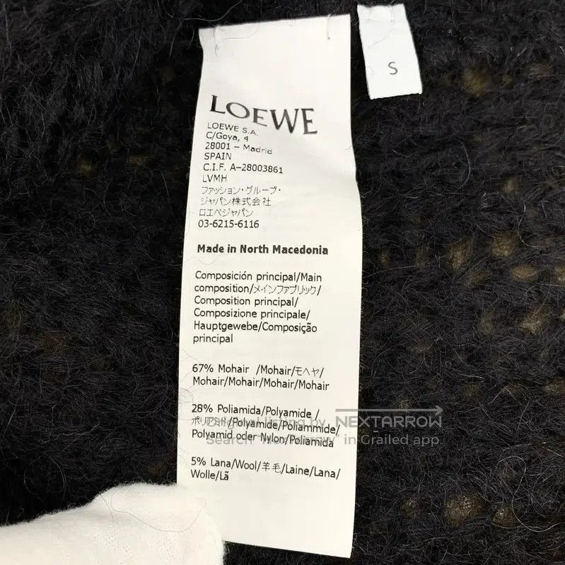 Loewe Loewe Black Mohair Women's Cardigan . Size S / US 4 / IT 40 - 7 Thumbnail