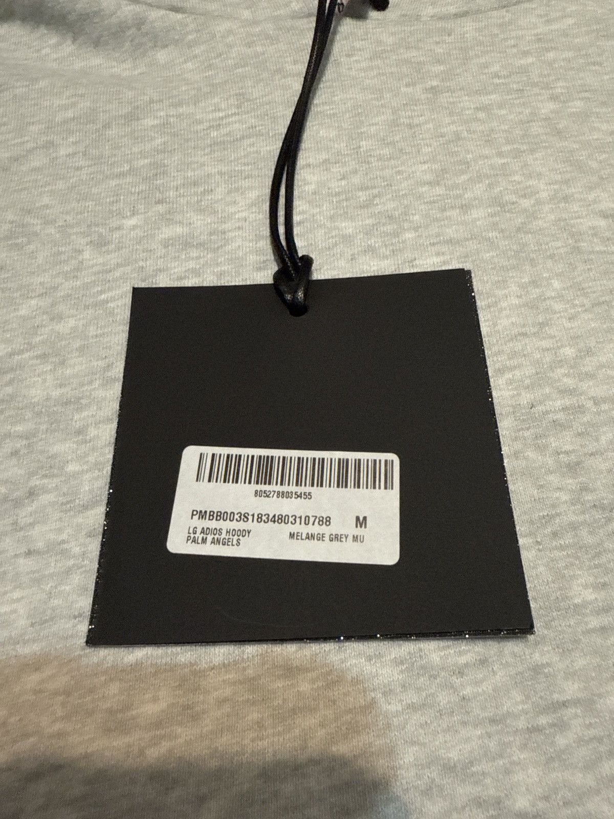 Palm Angels Palm Angels Adios Hoodie Light Grey Size US M / EU 48-50 / 2 - 7 Thumbnail