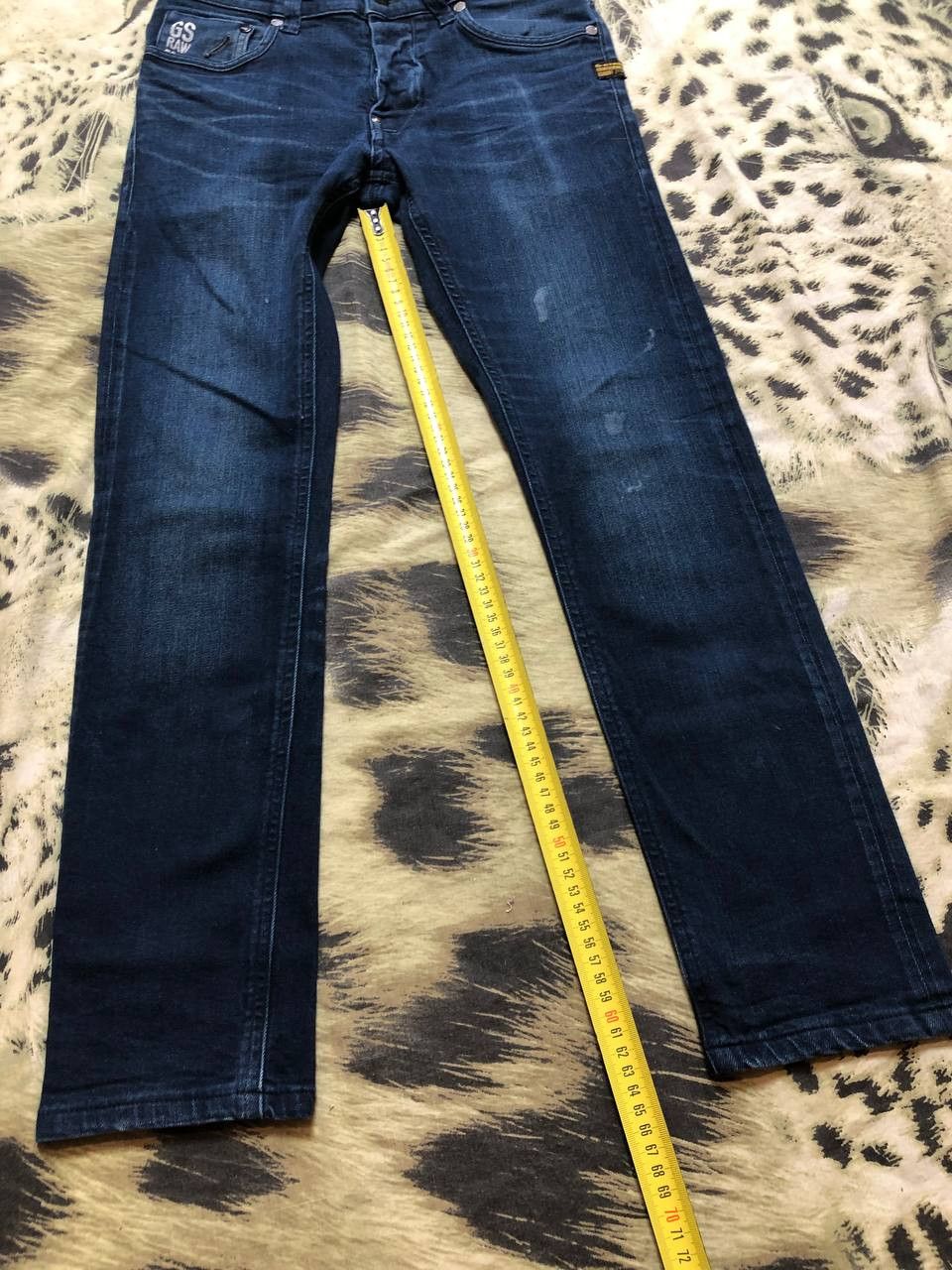 G-Star G Star Jeans Adult Raw Denim Dark Wash Straight Leg Size 30" / US 8 / IT 44 - 15 Thumbnail