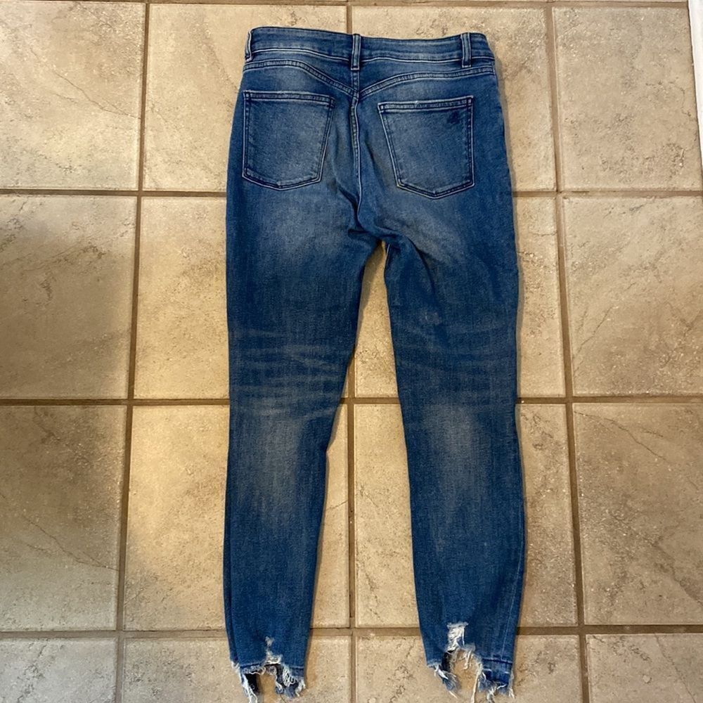 DL1961 DL1961 28 Farrow Instaslim Ankle Skinny Denim Distressed Je Size 28" / US 6 / IT 42 - 4 Thumbnail