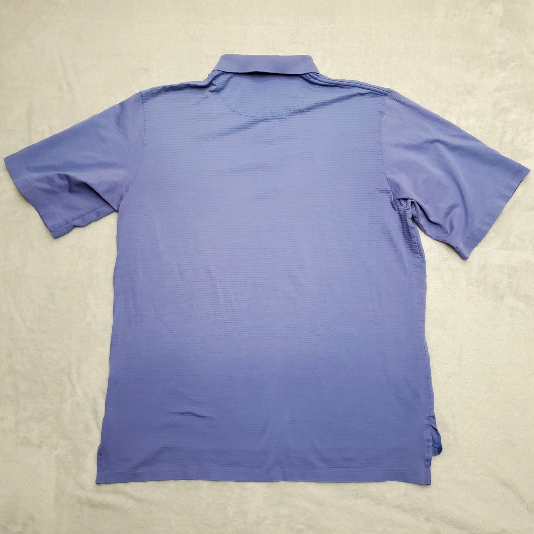 Polo Ralph Lauren Polo Ralph Lauren Shirt Men XL Blue Ribbed 100% Pima Cotton Casual Polo Shirt Size US XL / EU 56 / 4 - 6 Thumbnail