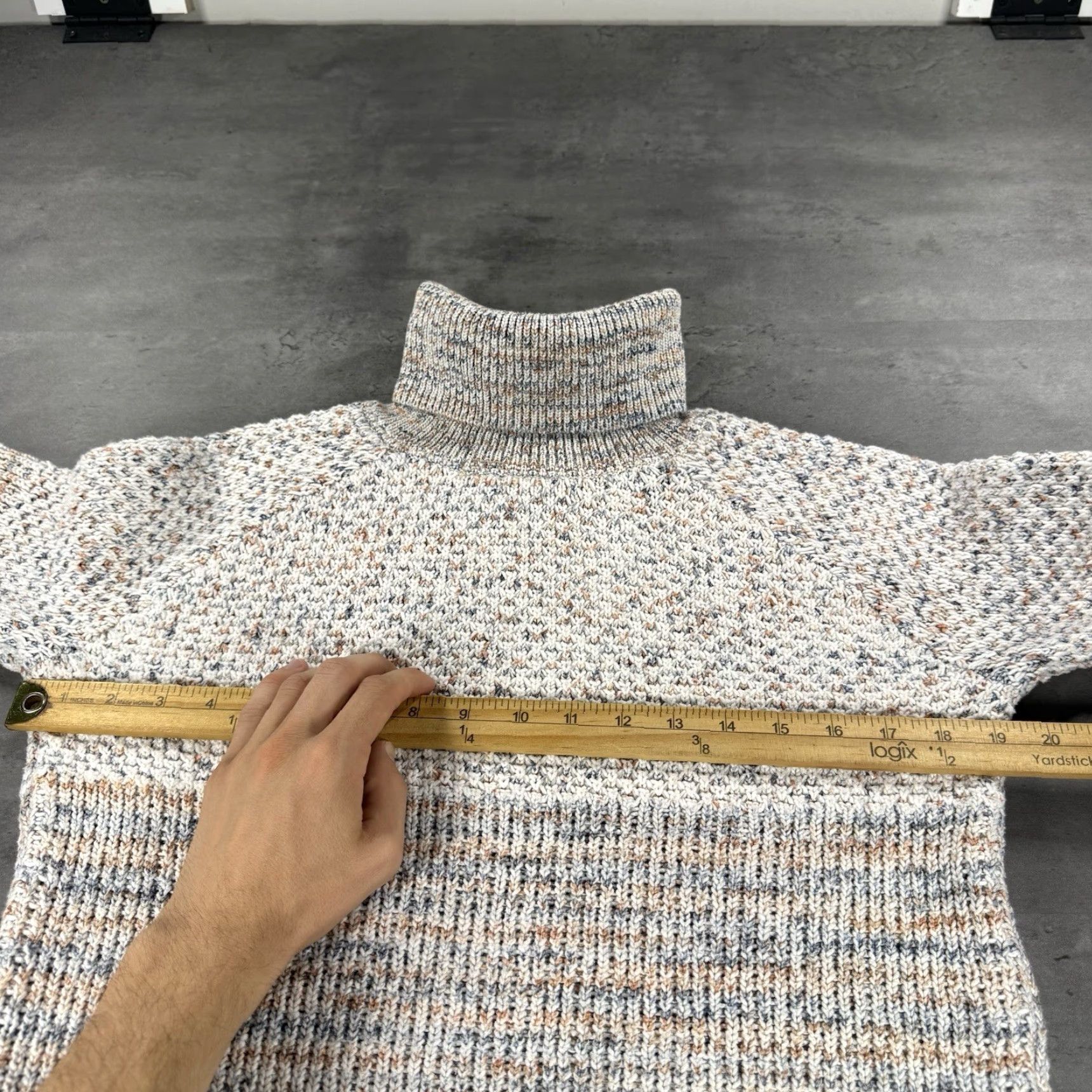 Prana prAna Callisto Sweater Women S White Blue Orange Knit Turtleneck SO SOFT Cozy Womens Size S / US 4 / IT 40 - 7 Thumbnail