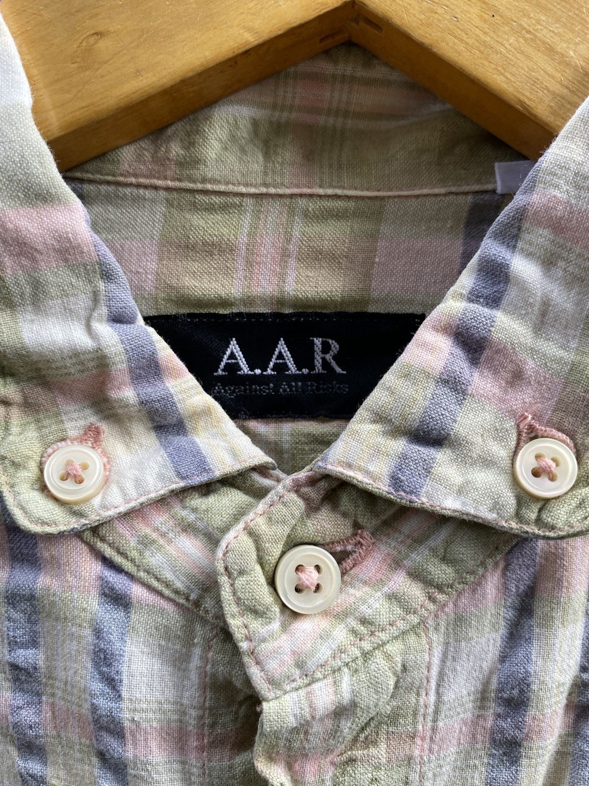 Japanese Brand × Y's × Yohji Yamamoto A.A.R Yohji Design Studio Wrinkled Button Shirt Size US M / EU 48-50 / 2 - 4 Thumbnail
