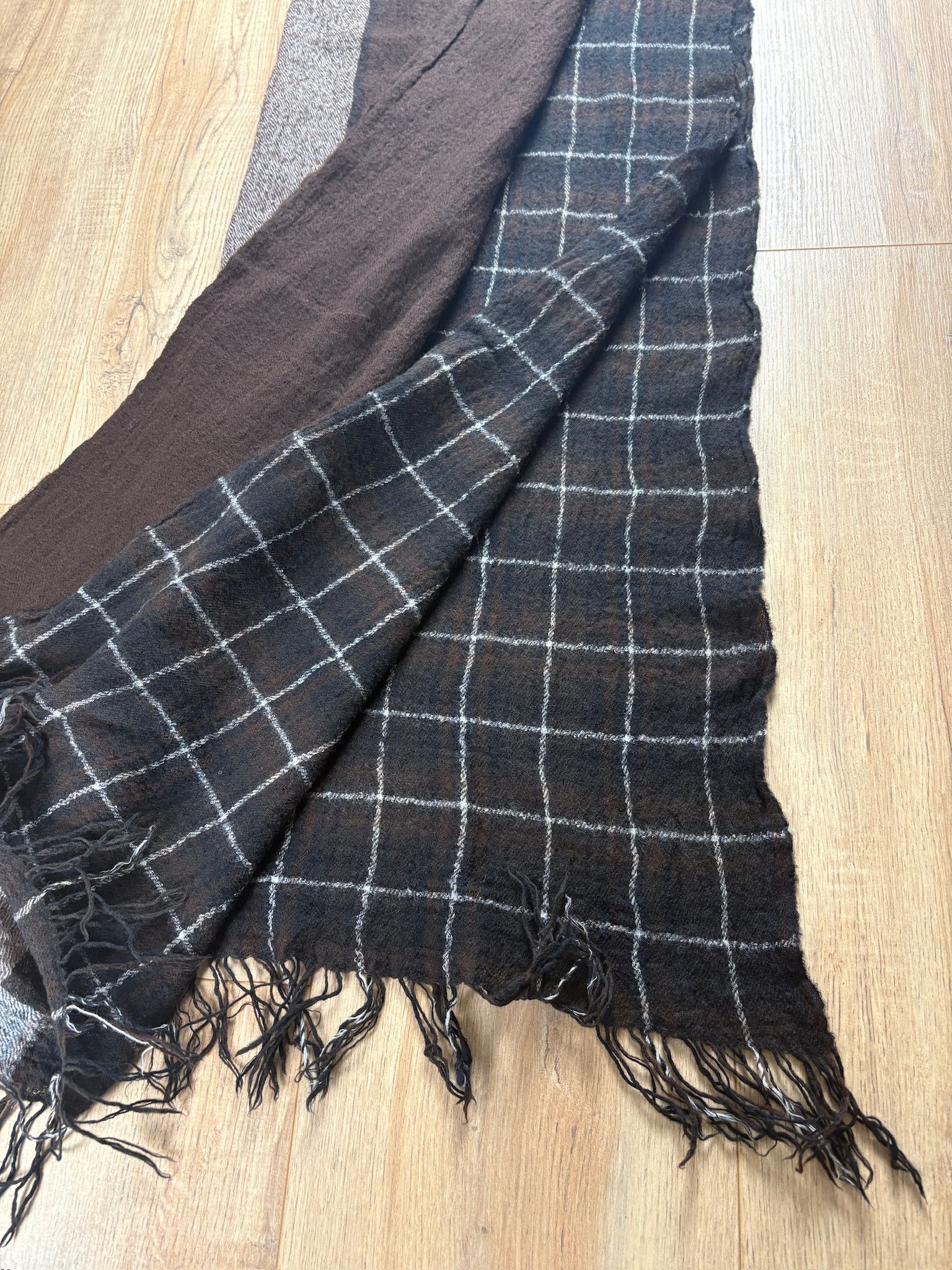 Yohji Yamamoto AW10 Yohji Yamamoto Y's Oversized Scarf Size ONE SIZE - 6 Thumbnail