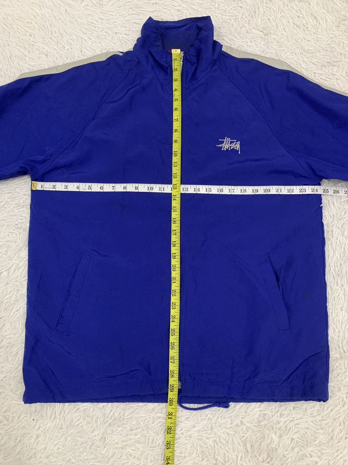 Stussy Vintage 90s Stussy Jacket Side Shoulder Tape Size US L / EU 52-54 / 3 - 7 Thumbnail
