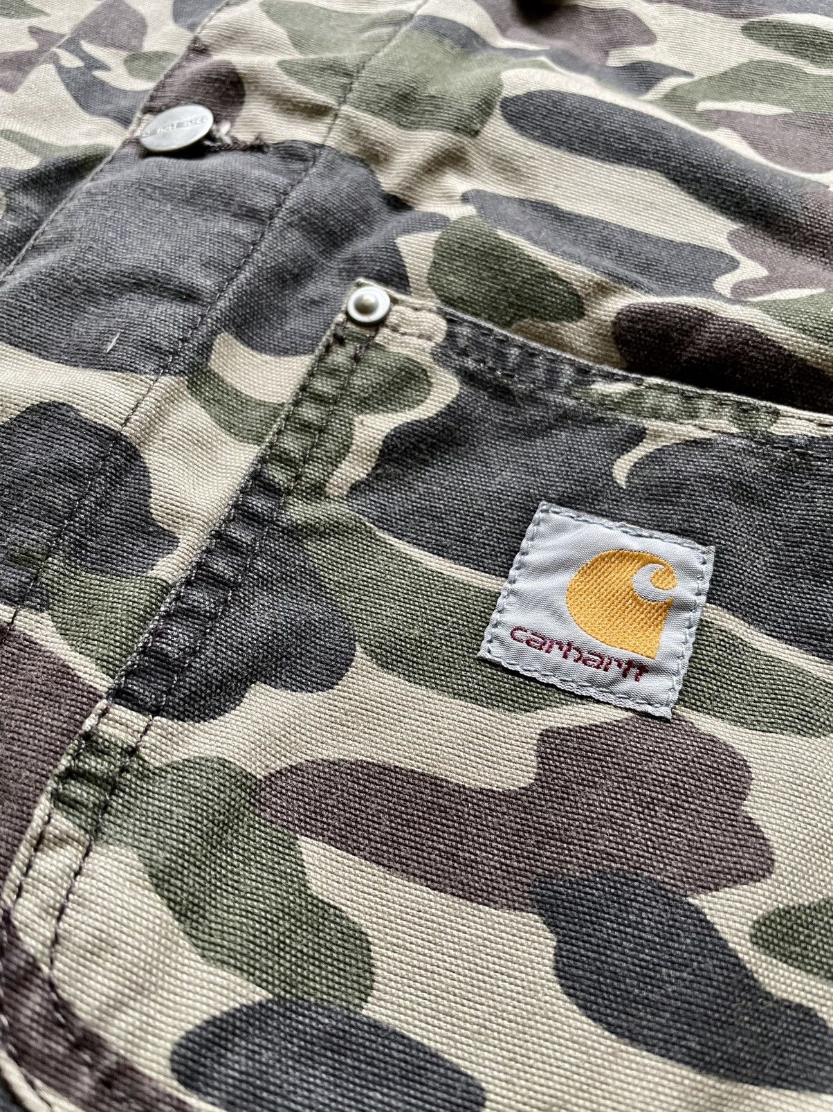 Carhartt Wip Carhartt WIP camo michigan chore jacket -Size L(Japan Stock) Size US L / EU 52-54 / 3 - 9 Thumbnail