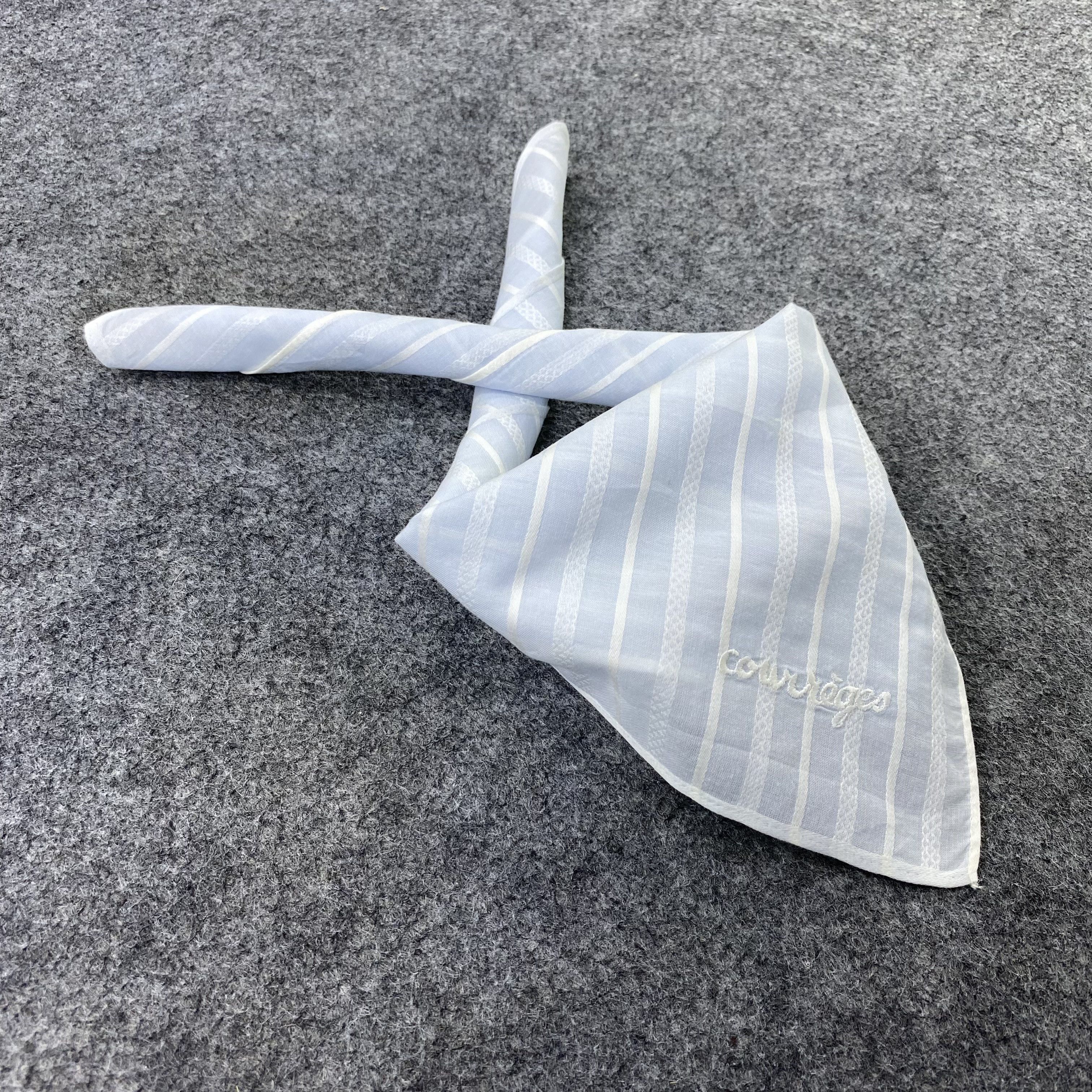 Courreges Courreges Handkerchief Neckerchief Bandana-B1587 Size ONE SIZE - 1 Thumbnail
