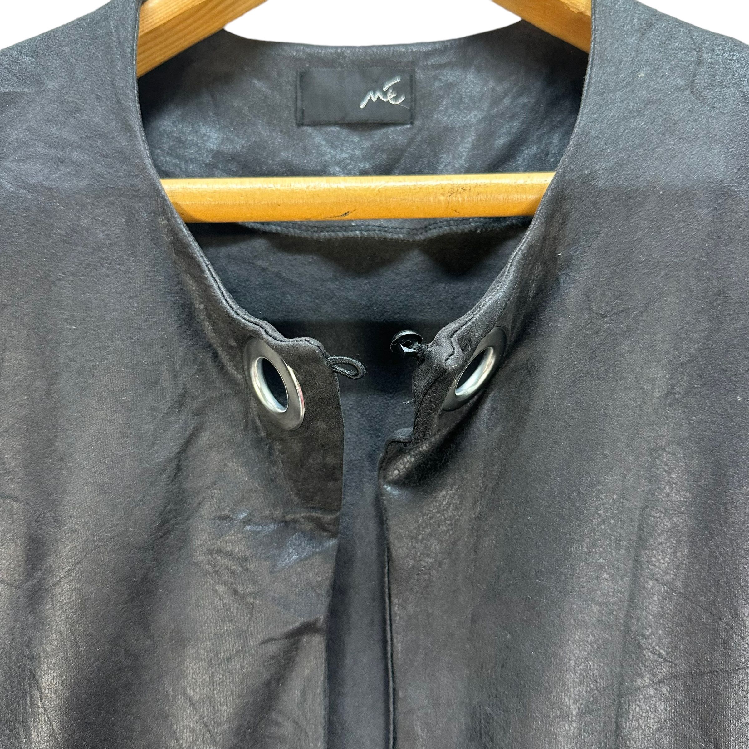 Japanese Brand ME MADE IN FRANCE NECK BUTTON CASUAL JACKET #8058-199 Size M / US 6-8 / IT 42-44 - 3 Thumbnail