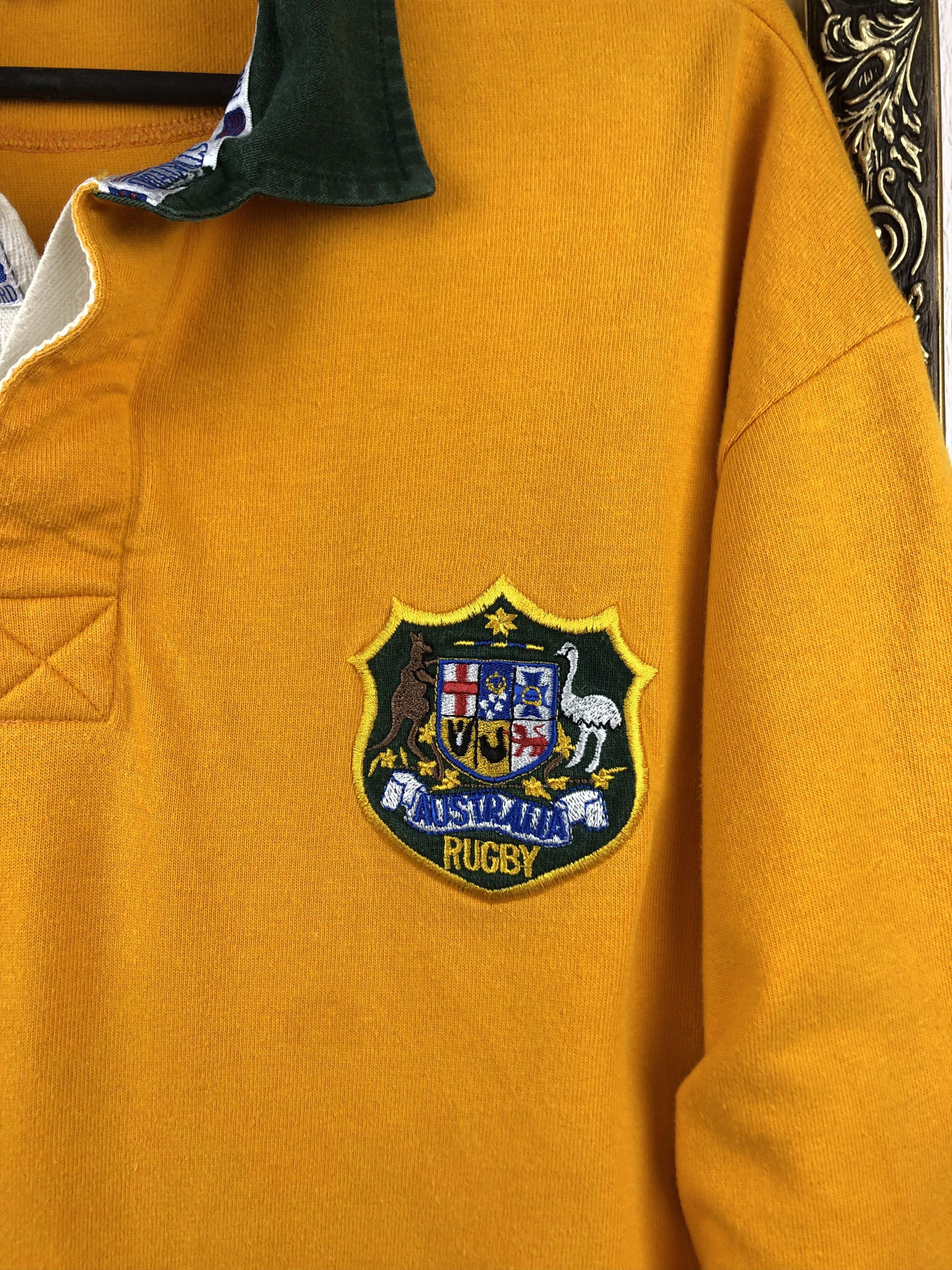 Vintage Vintage Australia Rugby Jersey Shirt Long Sleeve Rare Hype Size US XL / EU 56 / 4 - 3 Thumbnail