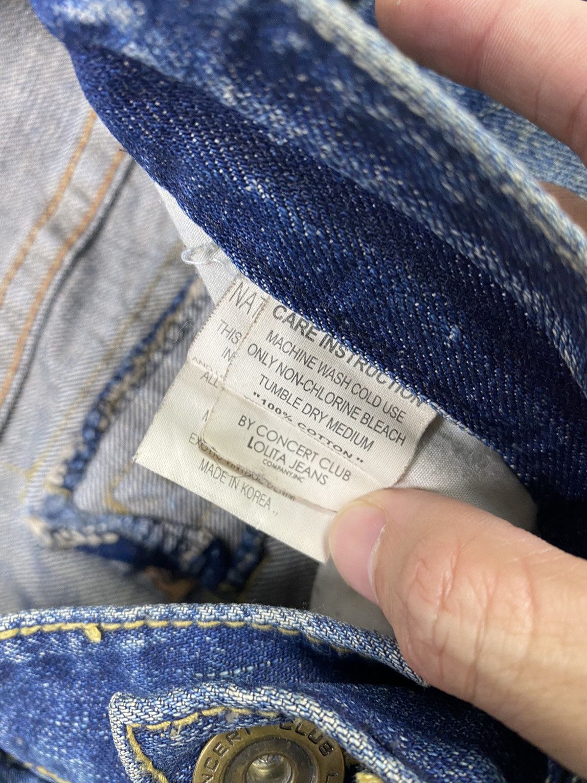 Isamu Katayama Backlash Lolita mudwash jeans pant japanese brand Size US 34 / EU 50 - 5 Thumbnail