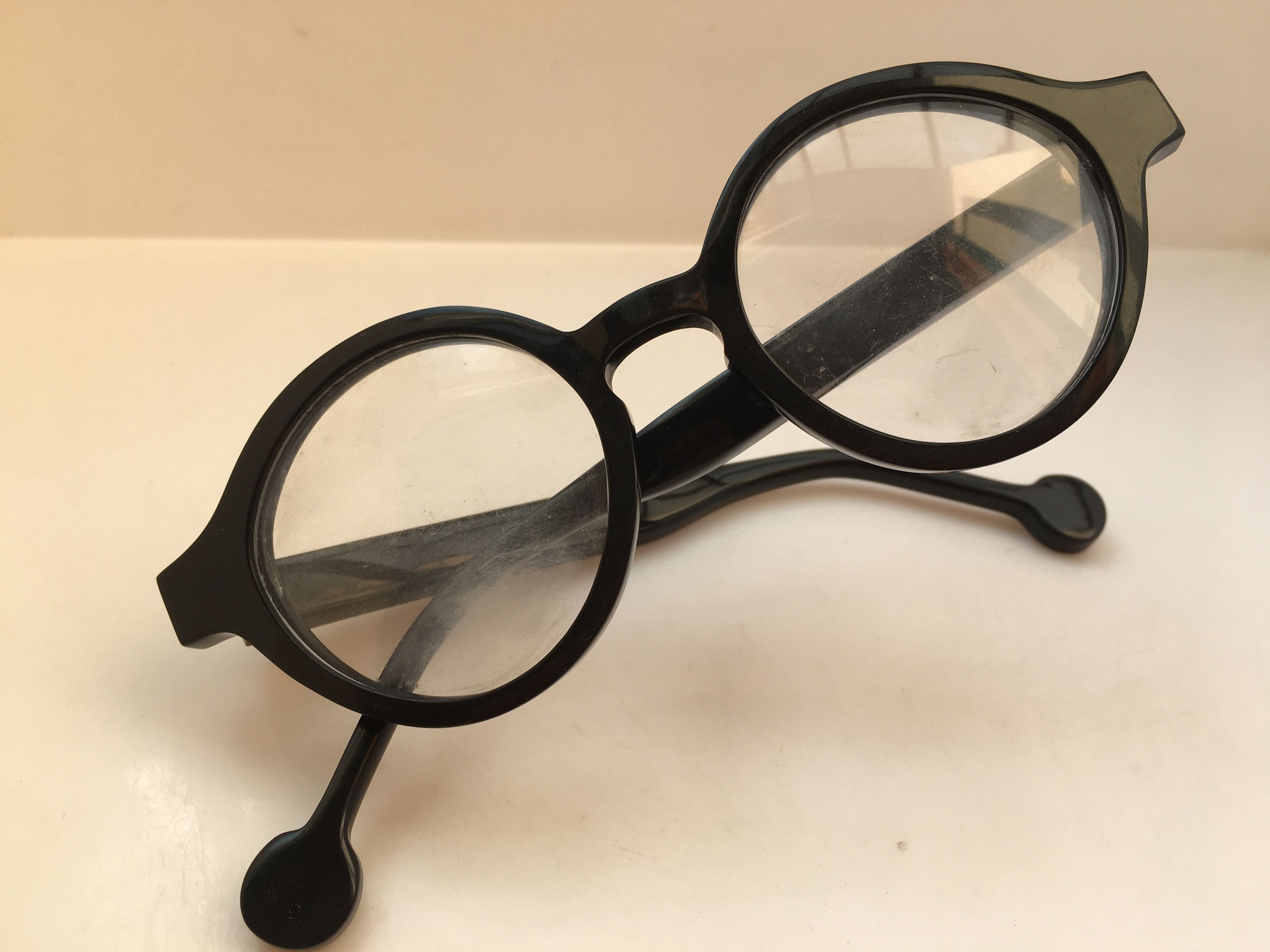 Other Handmade Black Acetate Eyeglasses Frame IvyLeague Size ONE SIZE - 5 Thumbnail