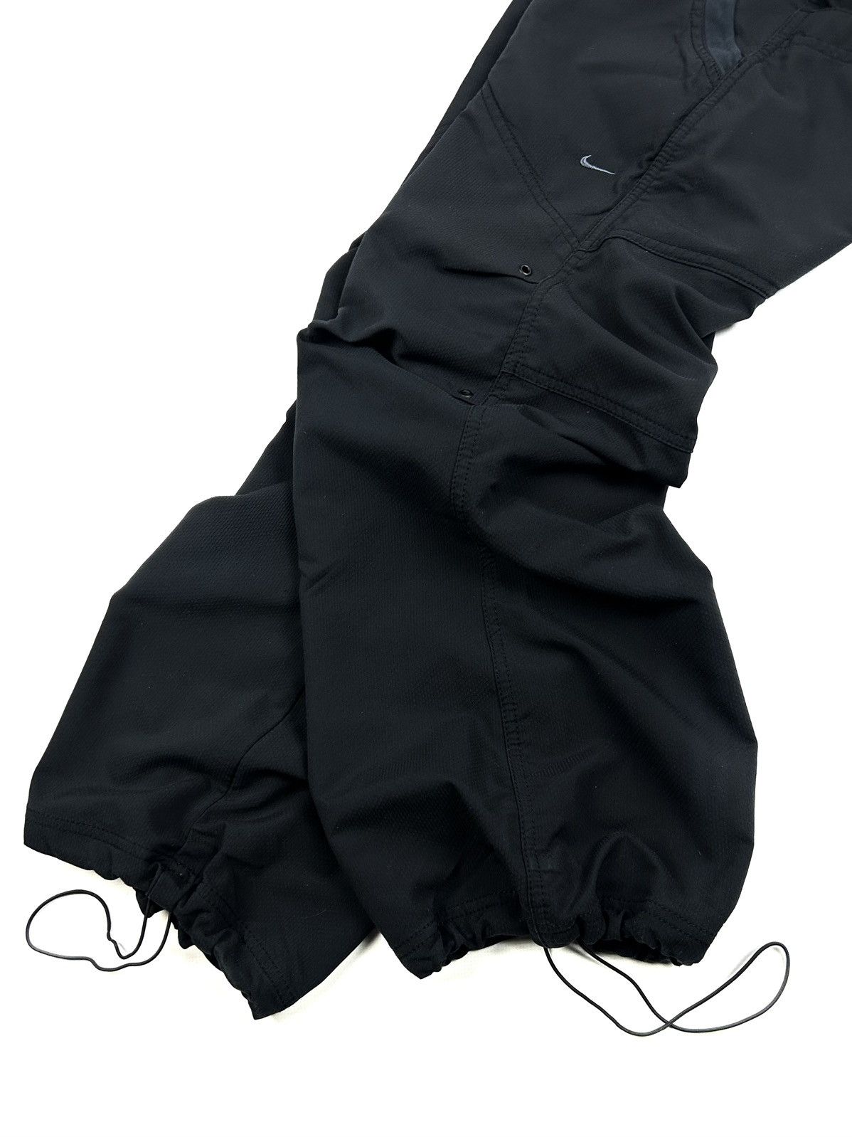 Nike Vintage Y2K Nike Baggy Fit Track Pants Nylon Black Women's M Size 30" / US 8 / IT 44 - 8 Thumbnail