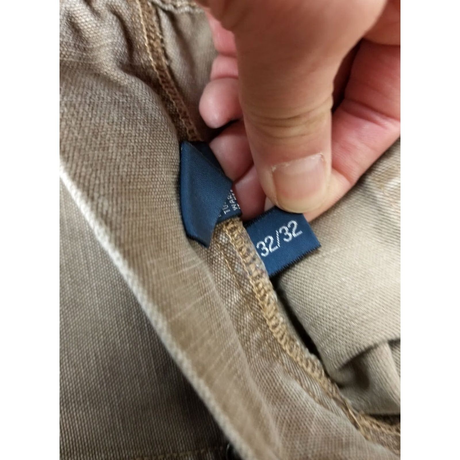 Ralph Lauren VINTAGE RALPH LAUREN POLO DISTRESSED DOUBLE KNEE WORK CARPENTER DUCK PANTS 32X32 BEIGE Mens Size US XS / EU 42 / 0 - 6 Thumbnail