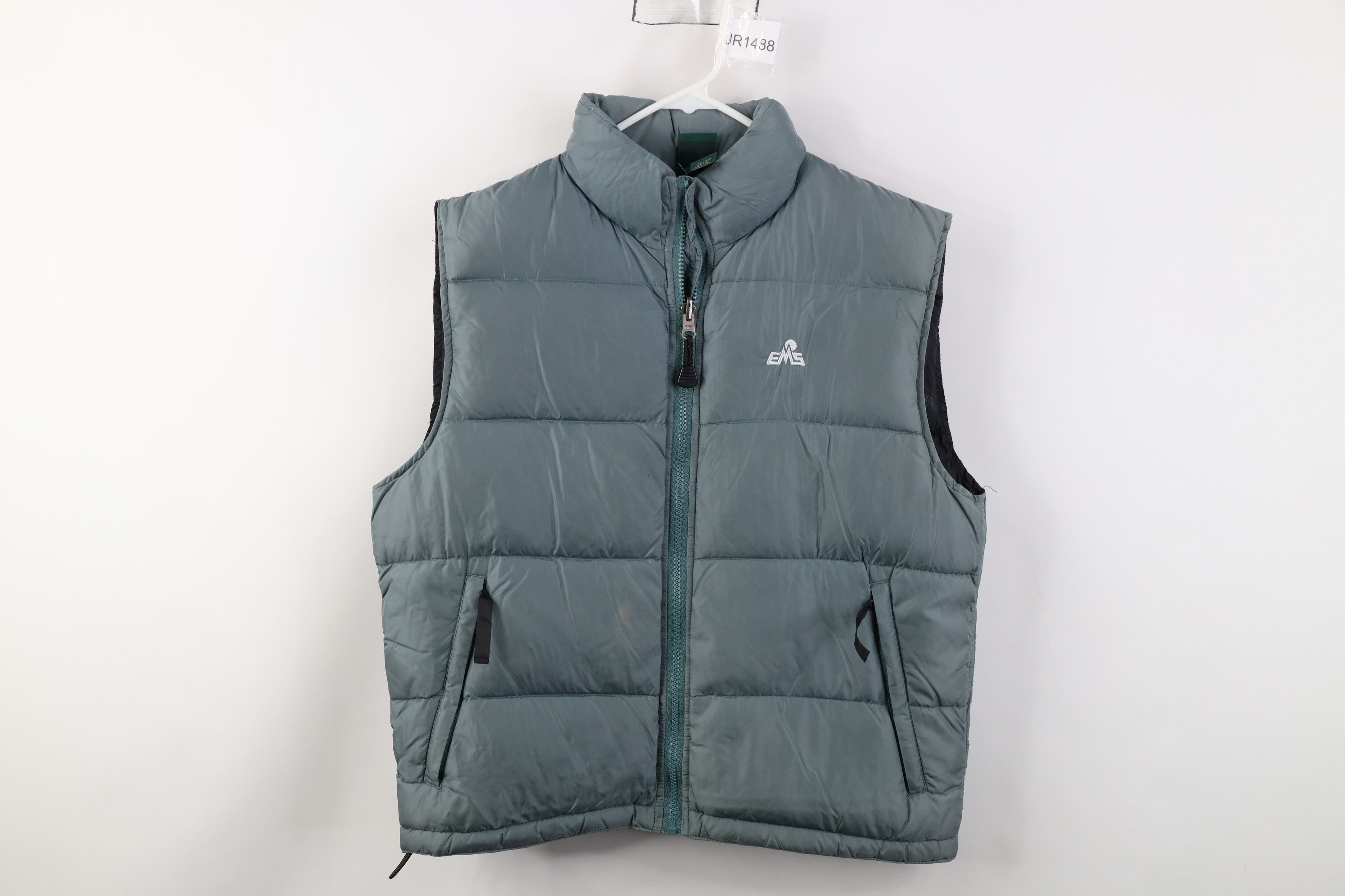 Vintage Vintage 90s Streetwear Goose Down Puffer Vest Jacket Teal Size M / US 6-8 / IT 42-44 - 1 Thumbnail
