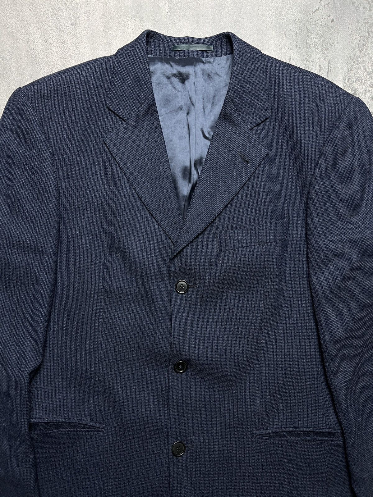 Hugo Boss Hugo Boss x Loro Piana vtg Wool Blazer Super Twister 110’s Size 48R - 7 Thumbnail