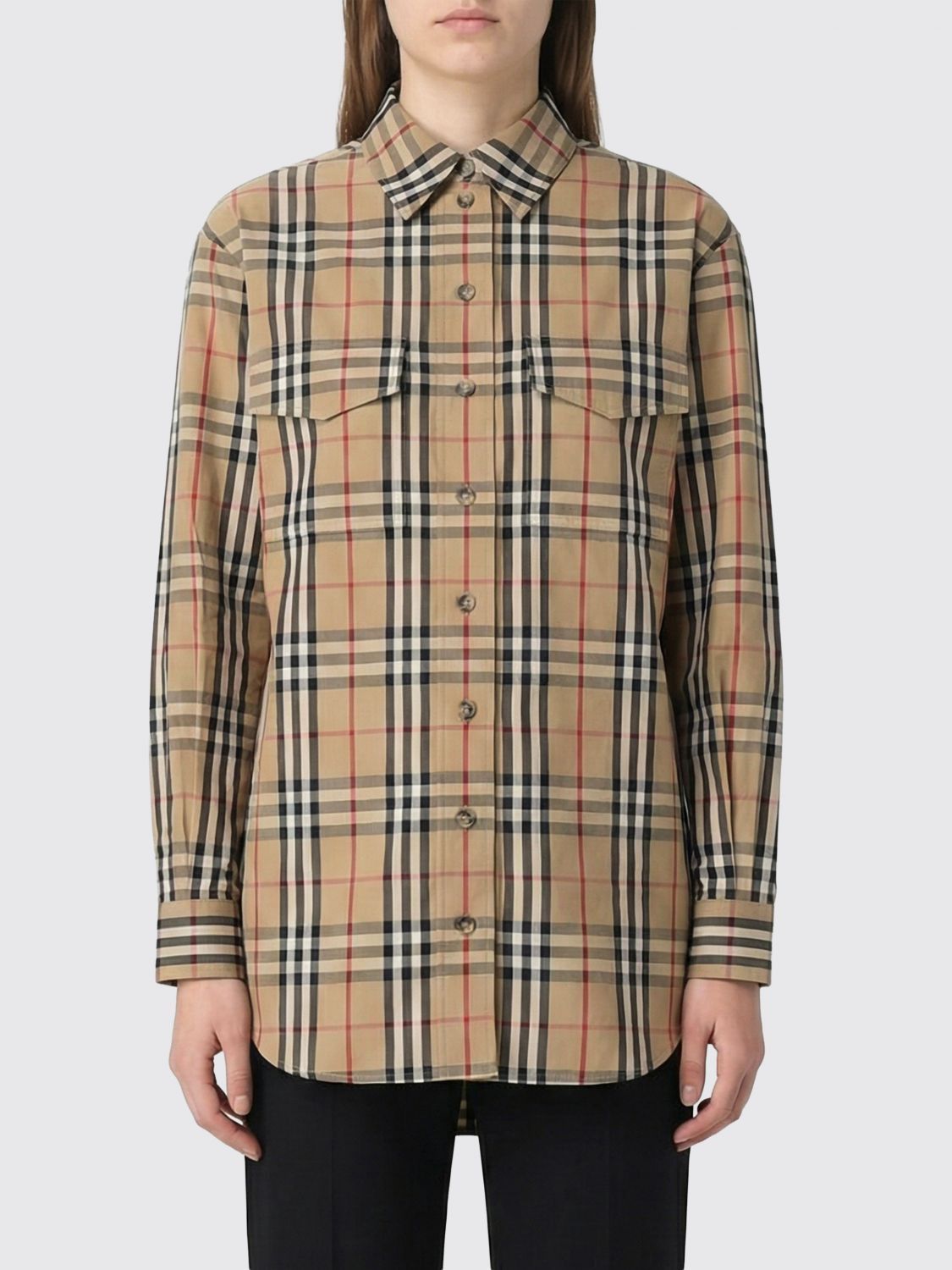 Burberry Shirt Woman Red
