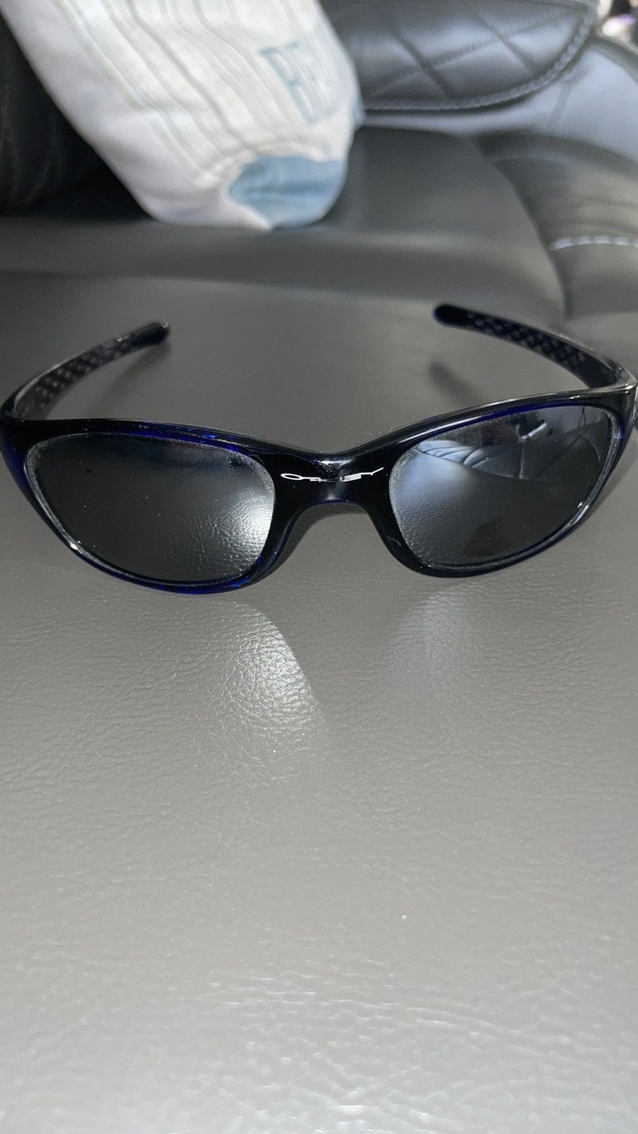 image of Vintage Oakley Sunglasses in Dark Blue, Men's