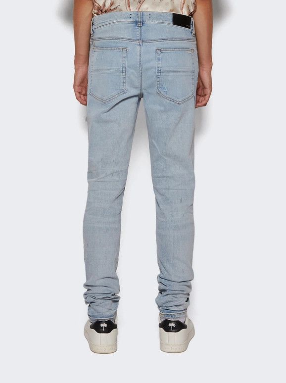 Amiri o1s1wg110725 MX1 Bandana Jacquard Jeans in Blue Size US 34 / EU 50 - 5 Thumbnail